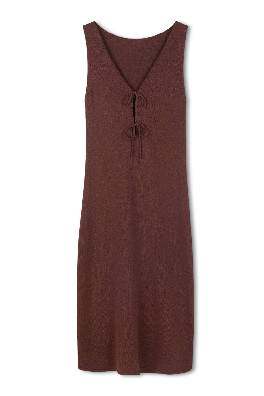 Poppy Reversible Maxi Dress - Chocolate