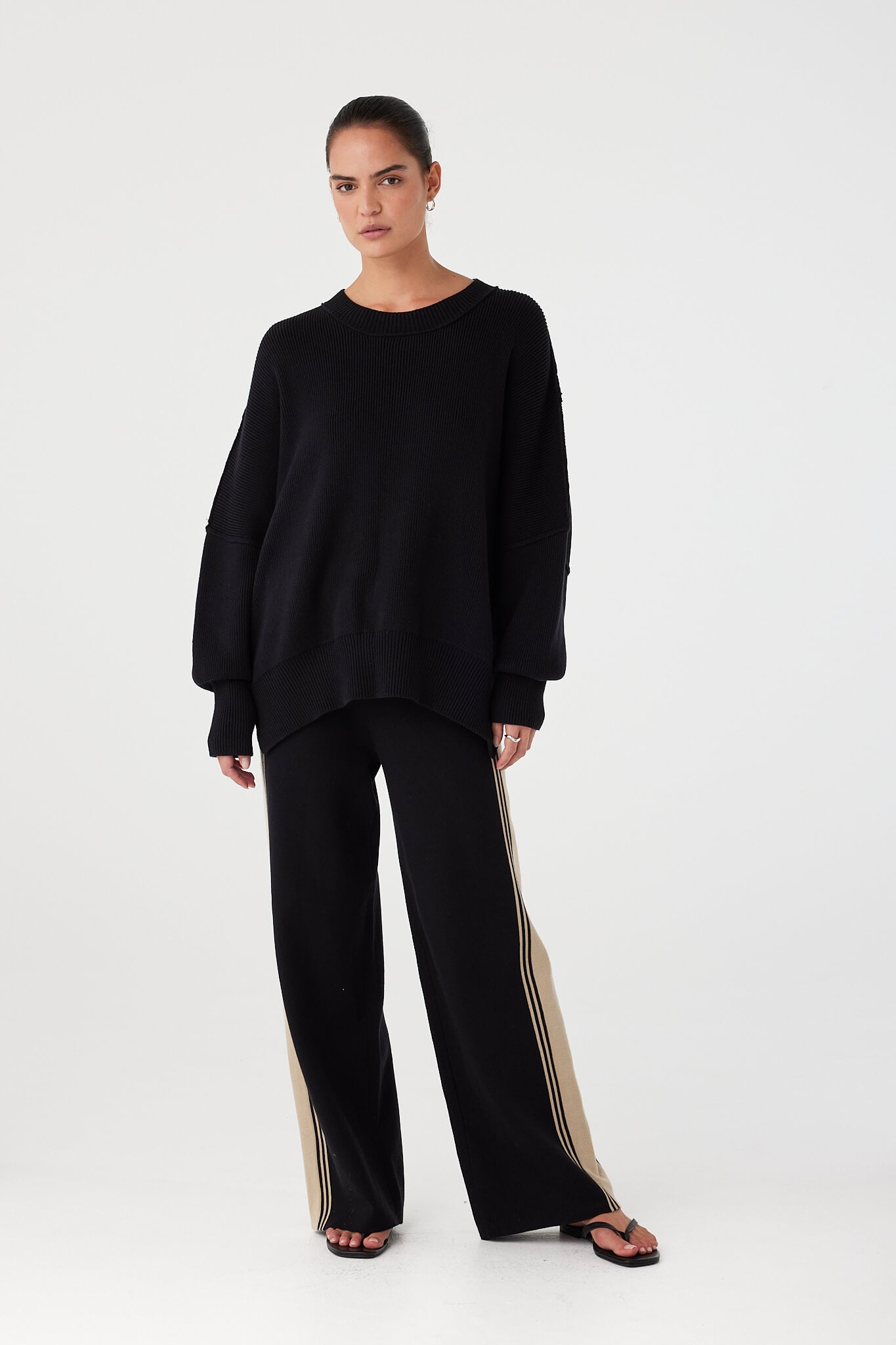 Harper Knit Sweater - Black