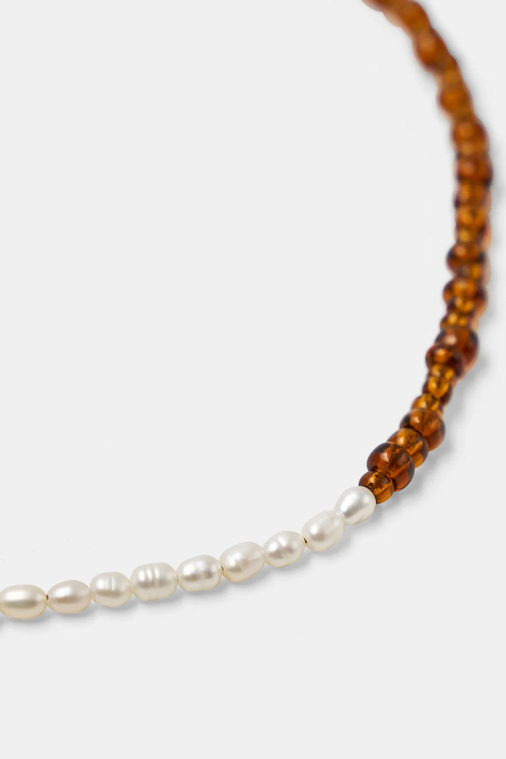 Brie Leon - Toffee Pearl Choker - Gold