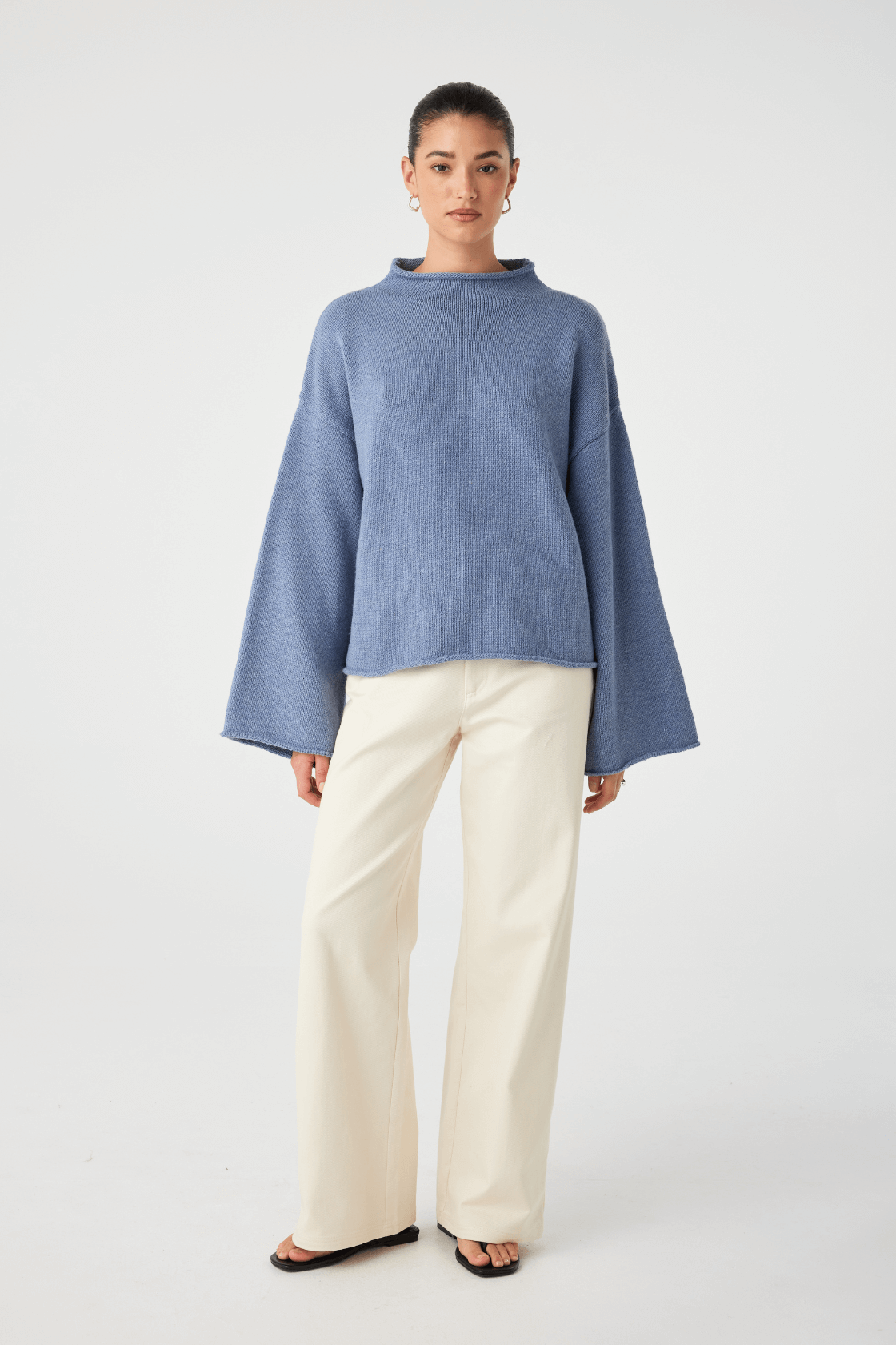 Maeve Sweater - Denim Blue