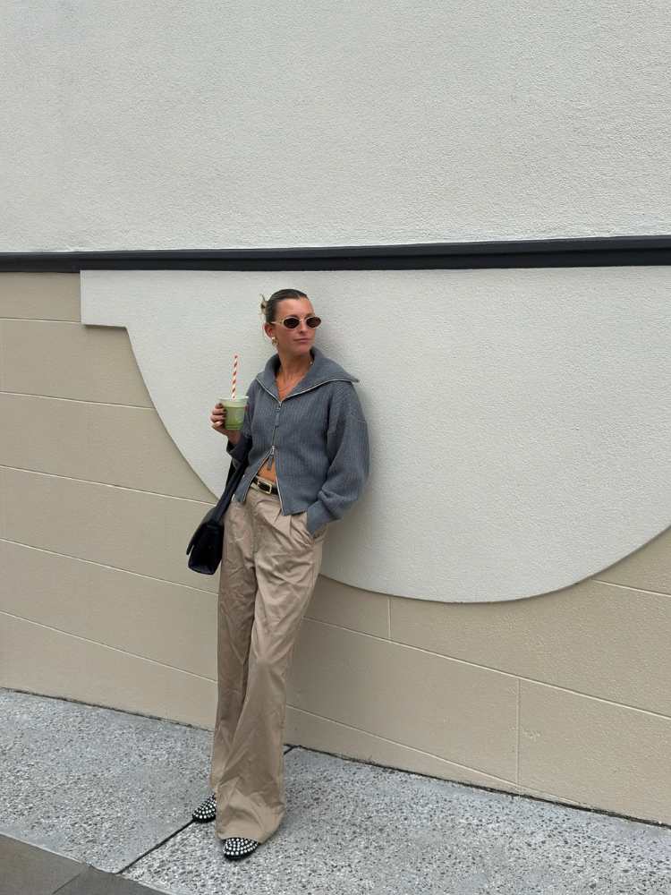 Luka in the Quincy Sweater 