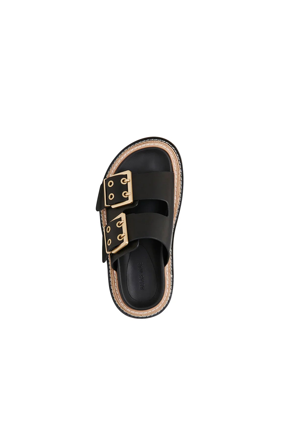 Alias Mae - Velora Sandal - Black Leather