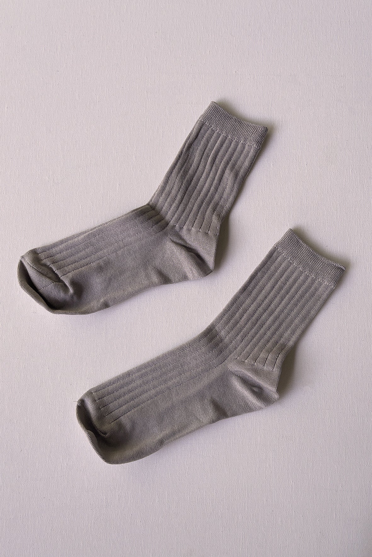 Le Bon Shoppe Her Cotton Rib Socks - Stone