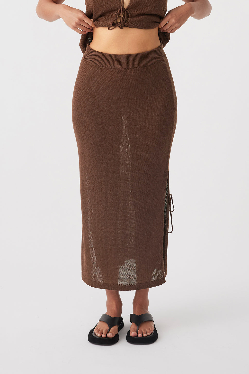 Pearla Skirt - Chocolate