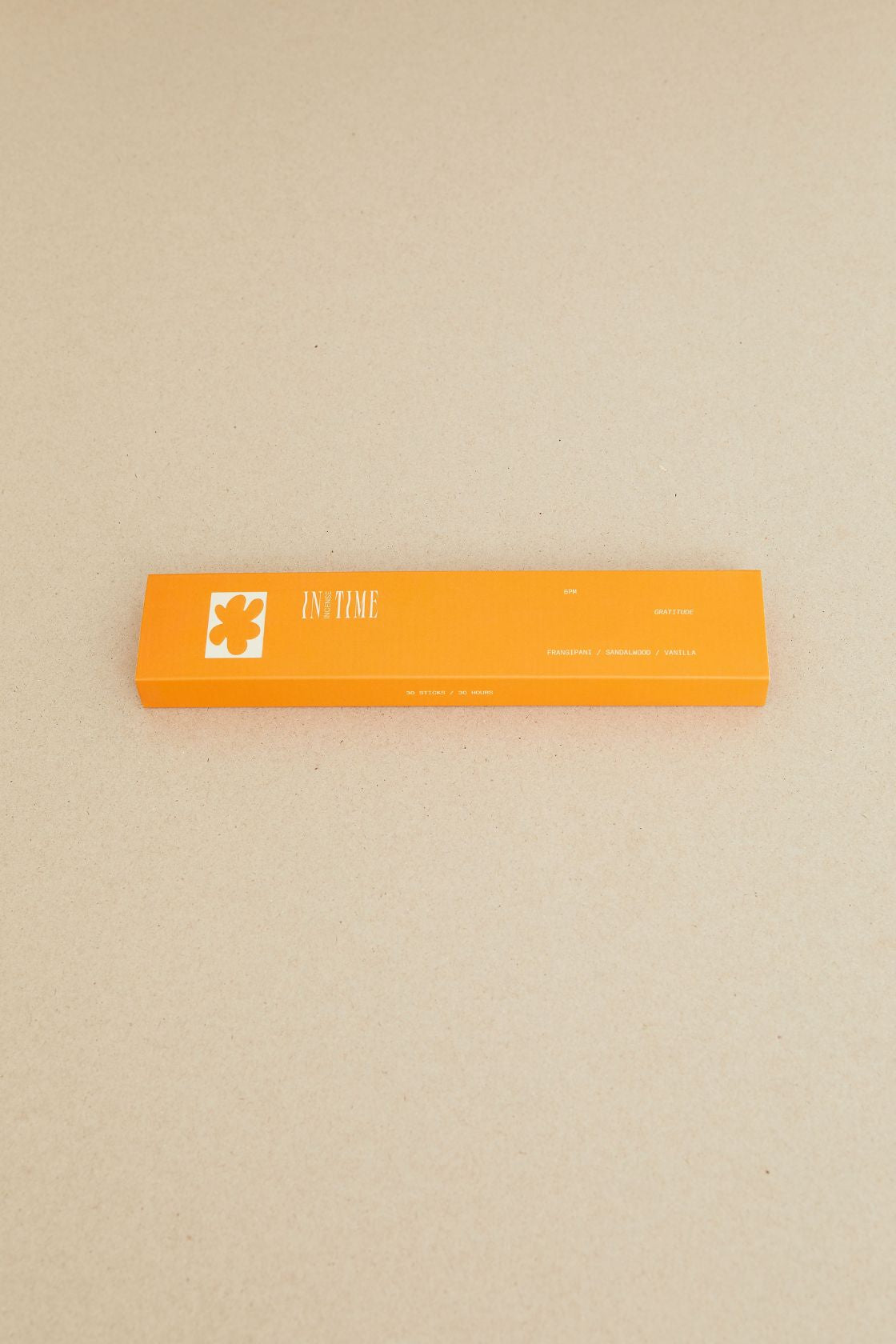 In Time Incense - 6PM Gratitude Incense (Frangipani, Vanilla & Sandalwood)