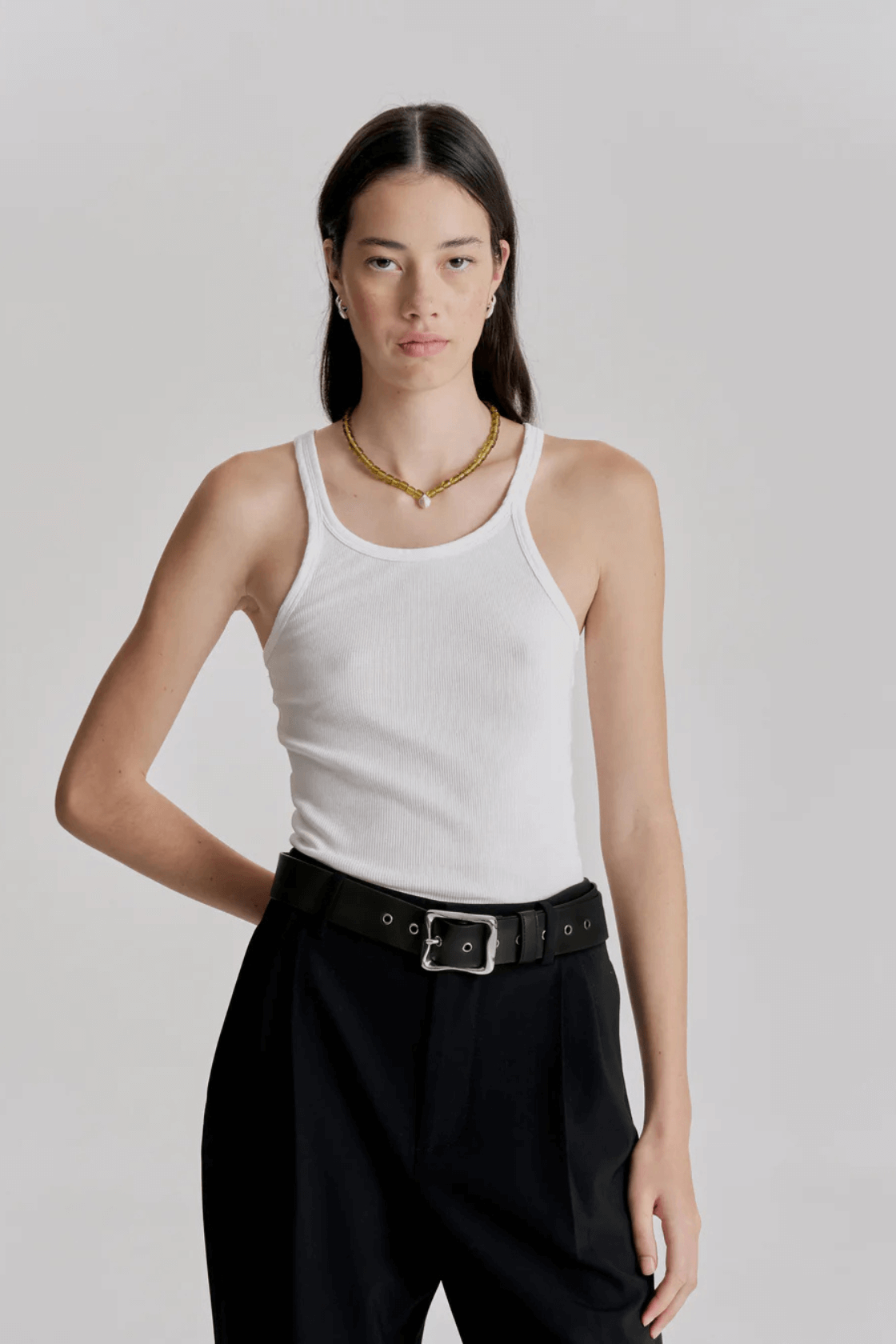 Brie Leon - Everyday Belt - Black & Silver