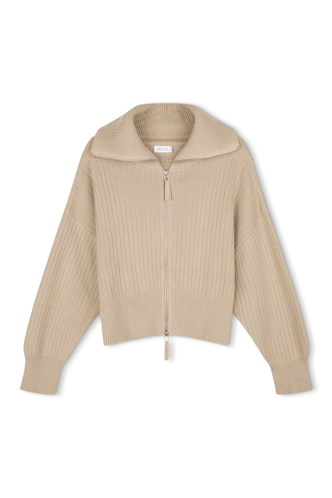 Quincy Zip Sweater - Taupe