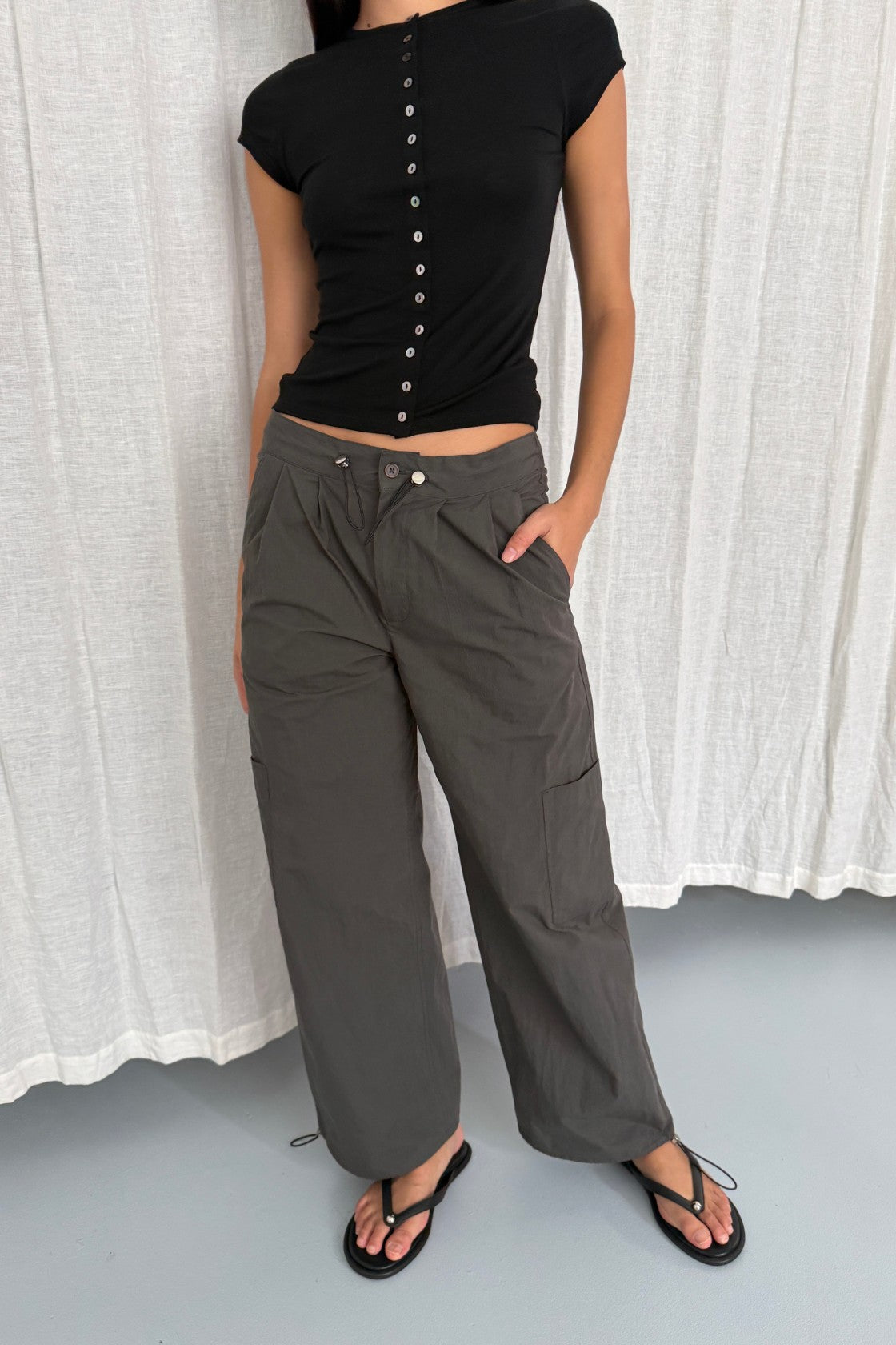 Addie Pant - Charcoal
