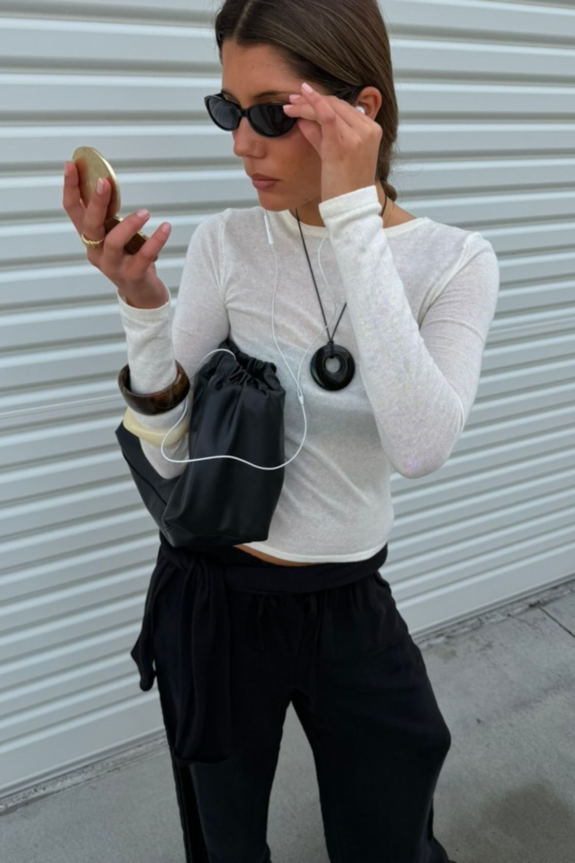 Aston Ls Top - Cream