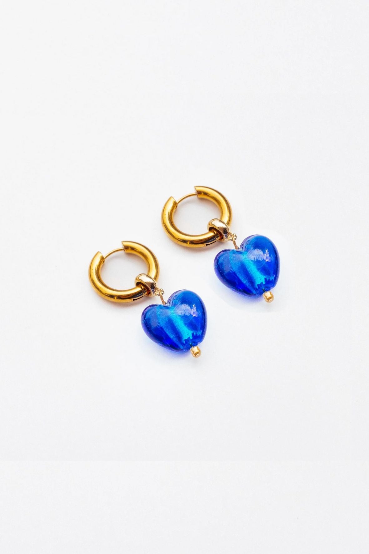 We Are Emte - Treasured Heart Hoops - Blue