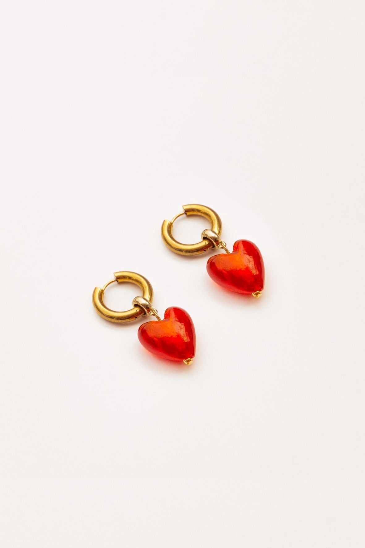 We Are Emte - Treasured Heart Hoops - Red