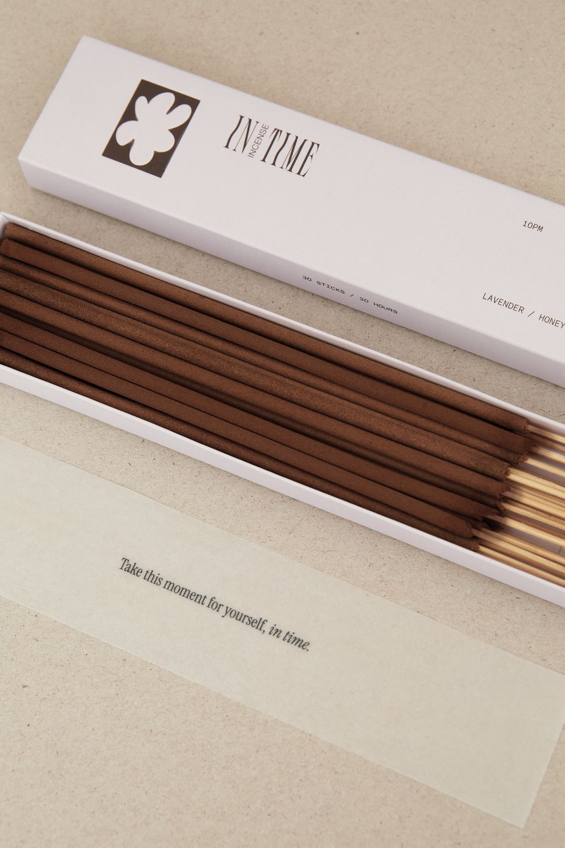 In Time Incense - 10PM Rest Incense (Lavender, Honey & Frankincense)