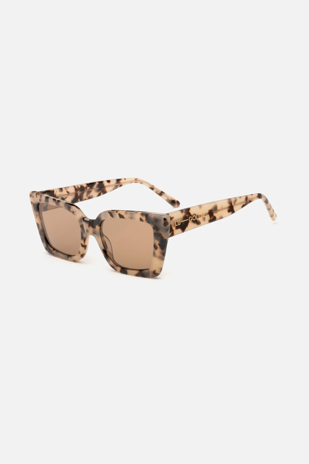Lu Goldie - Lucia Sunglasses - Choc Tort