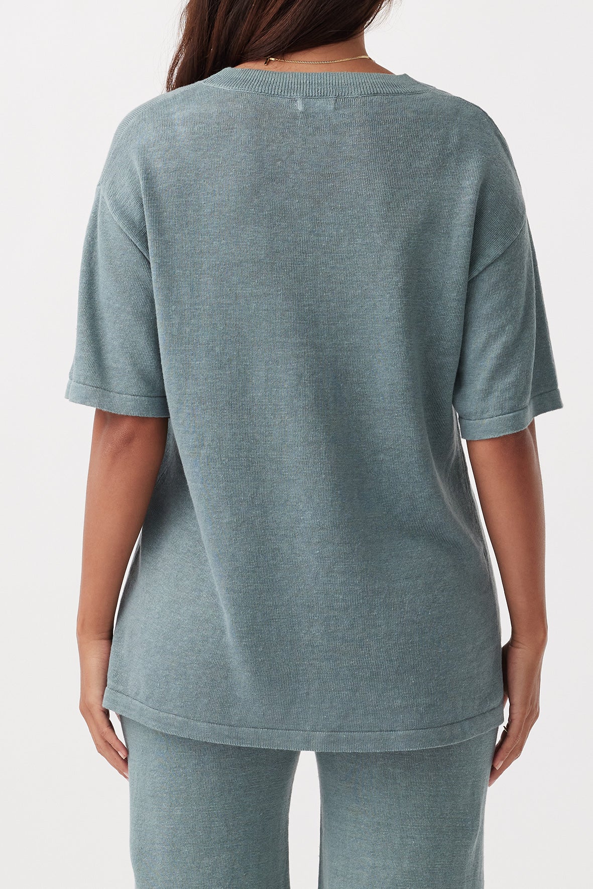 Hugo Linen Knit T-Shirt 