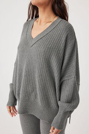 Vera Sweater - Dark Grey Marle
