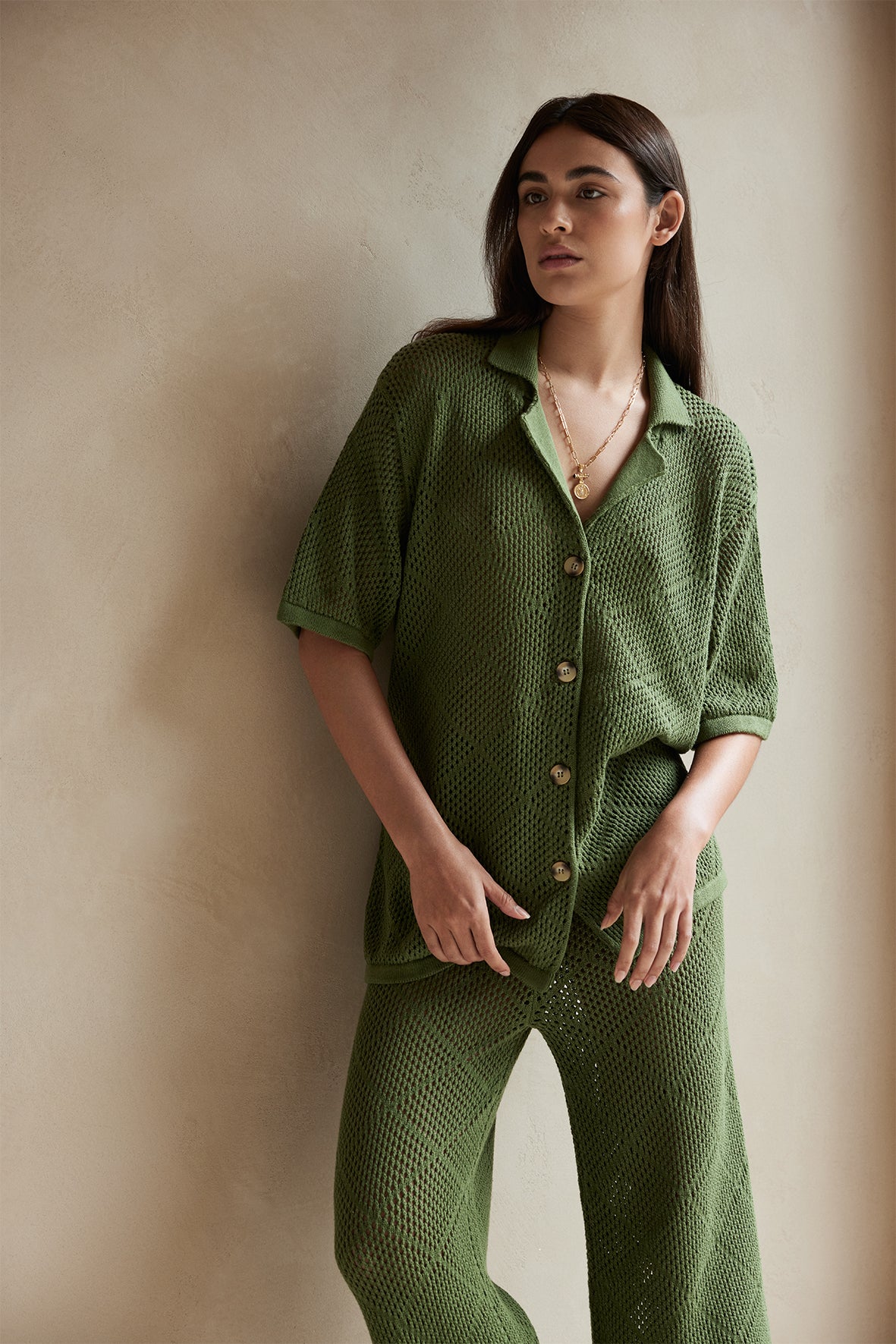 Ezra Organic Cotton Pant - Caper