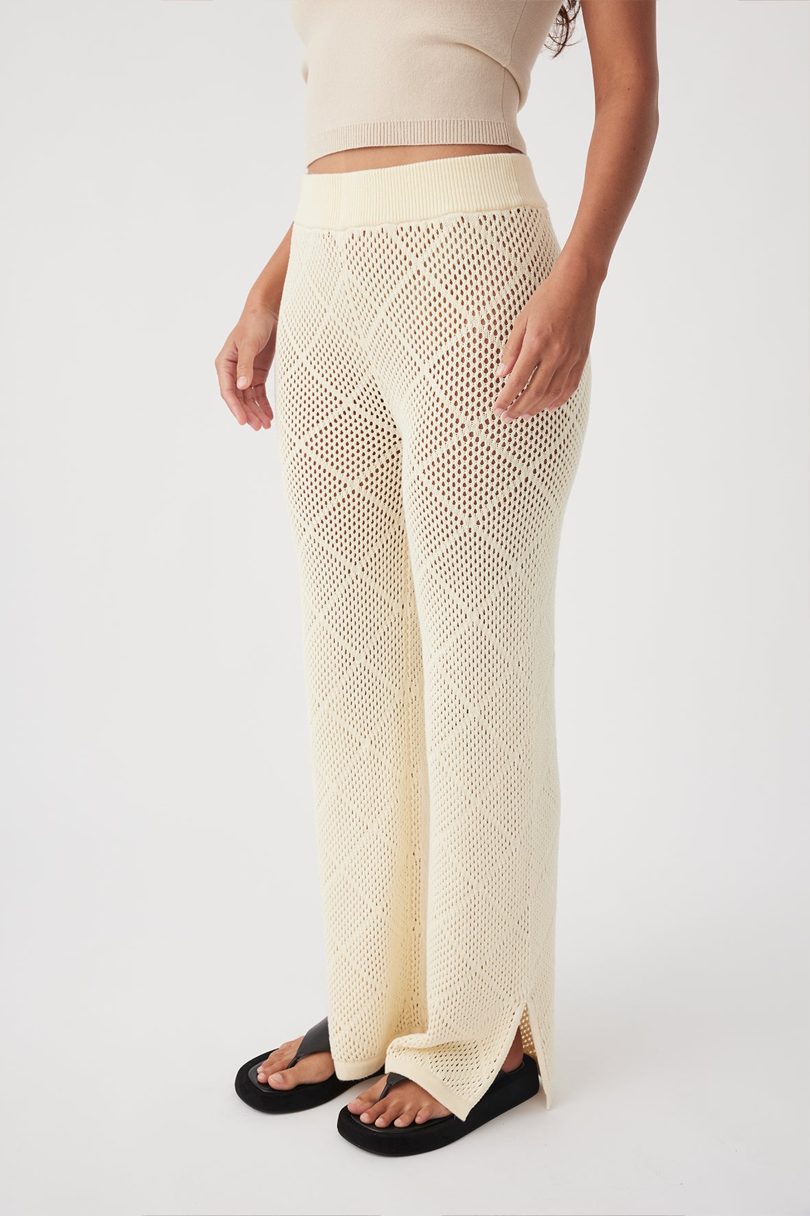 Ezra Organic Cotton Pant - Butter