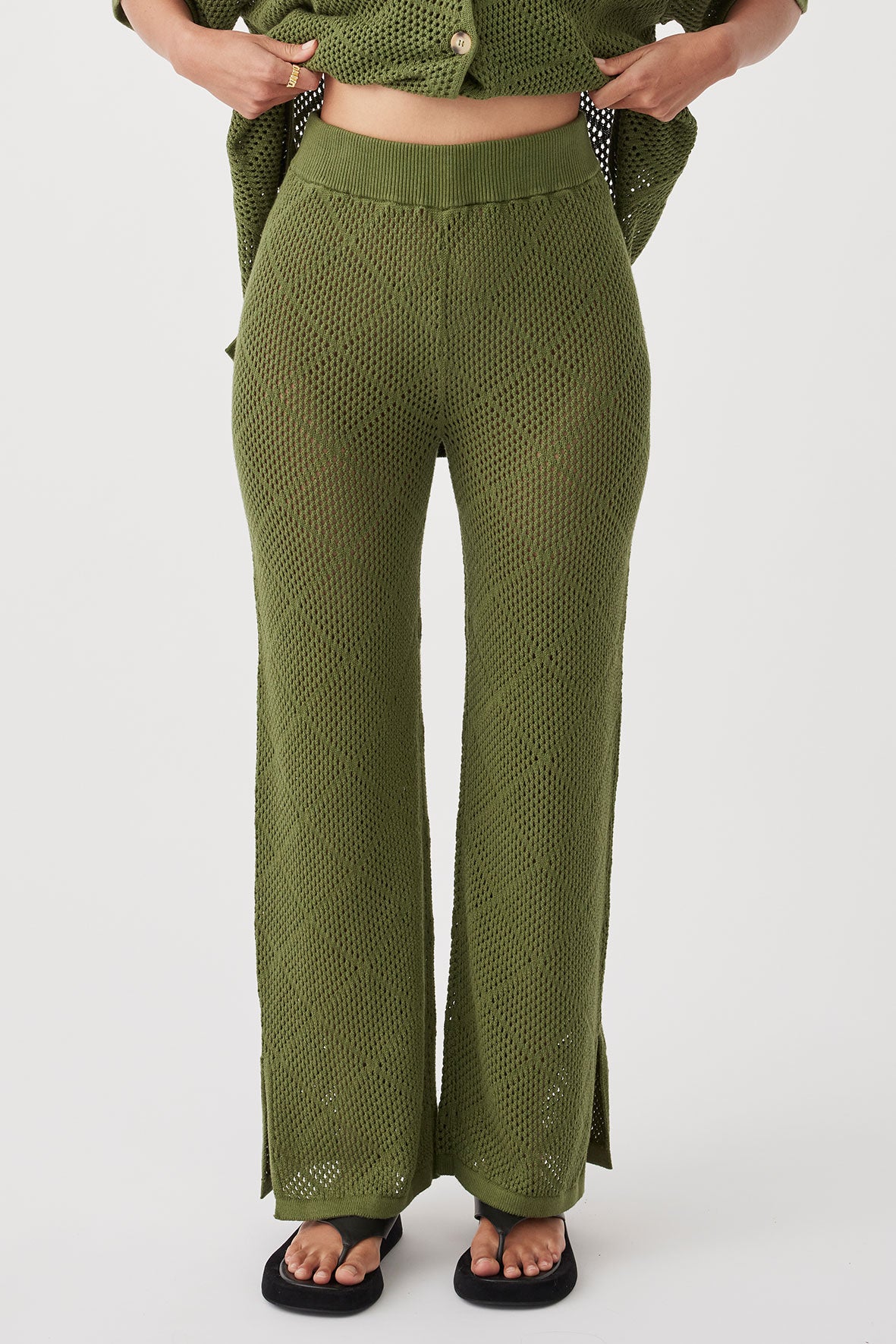 Ezra Organic Cotton Pant - Caper