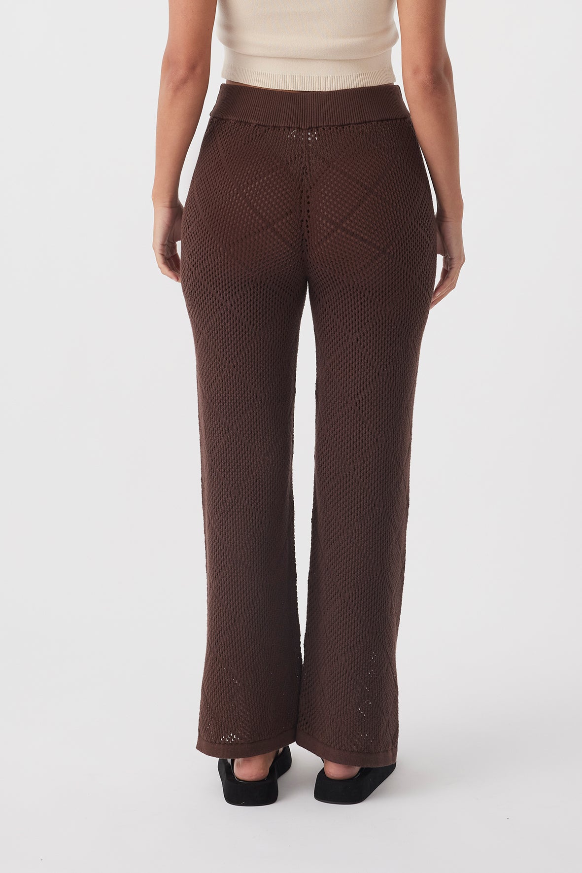Ezra Organic Cotton Pant - Chocolate