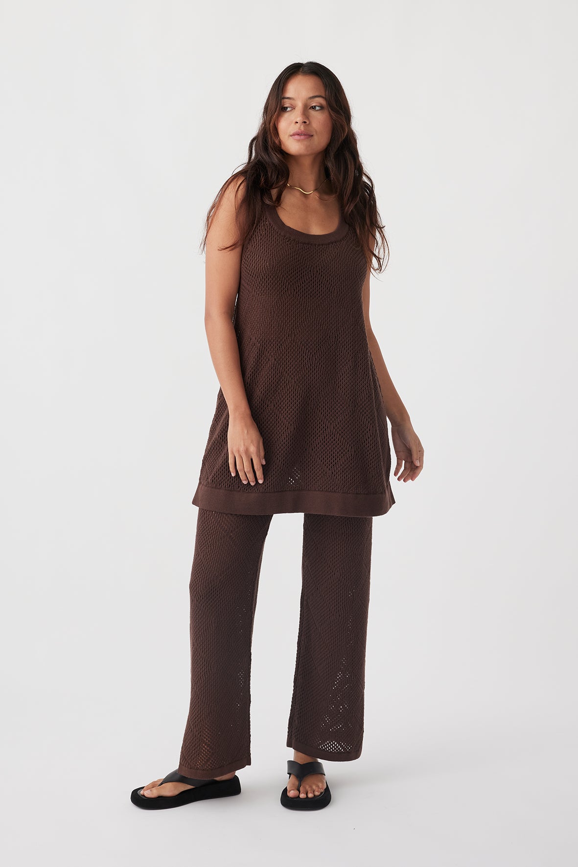 Ezra Mini Dress - Chocolate