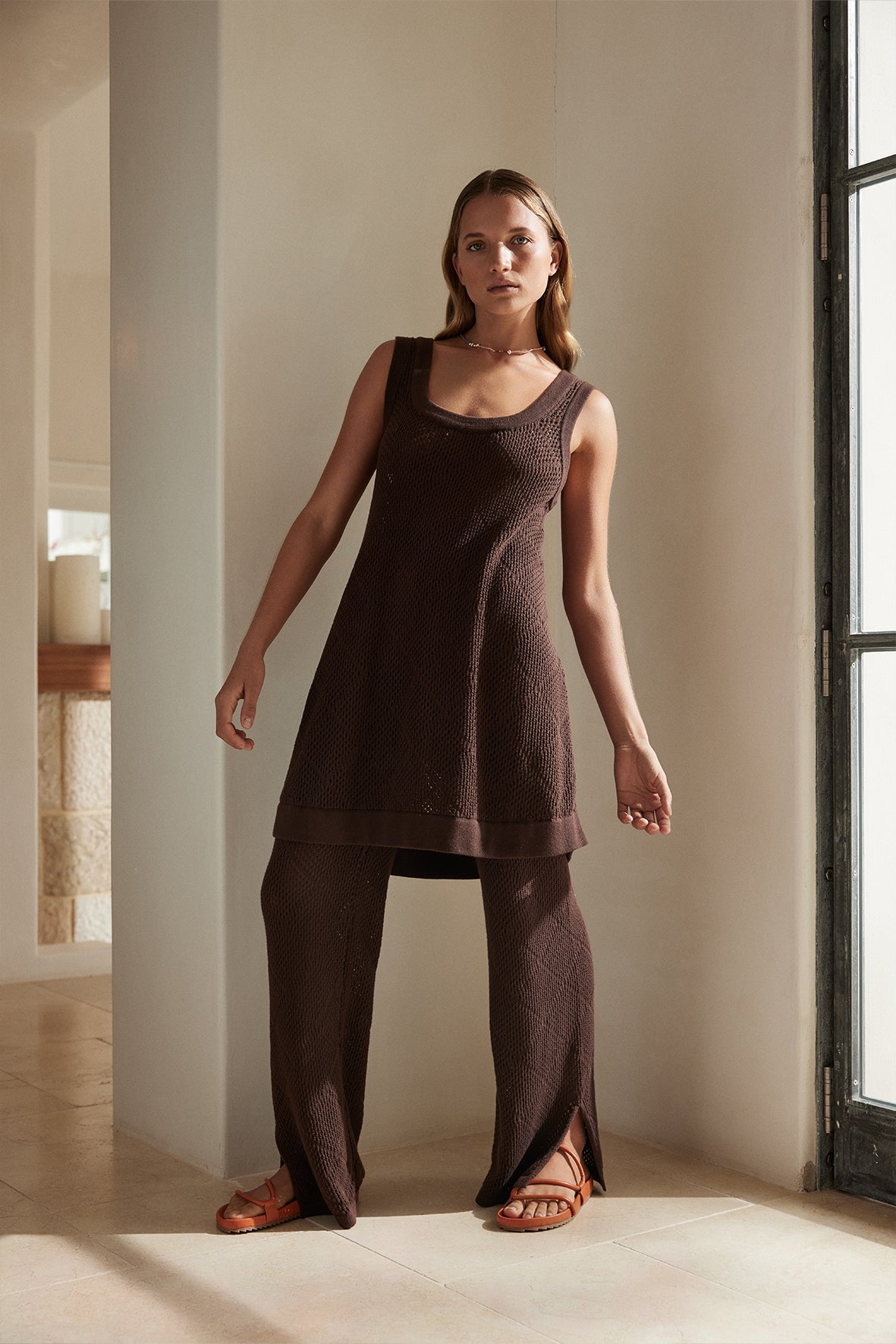 Ezra Mini Dress - Chocolate