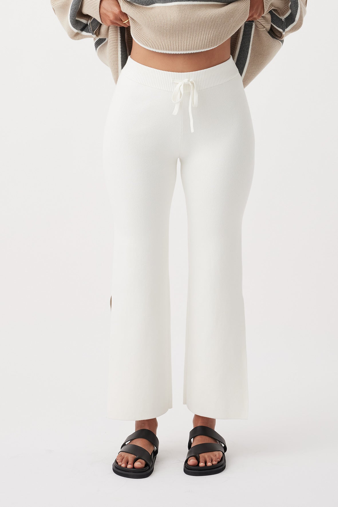 Ria Knit Pant - Cream