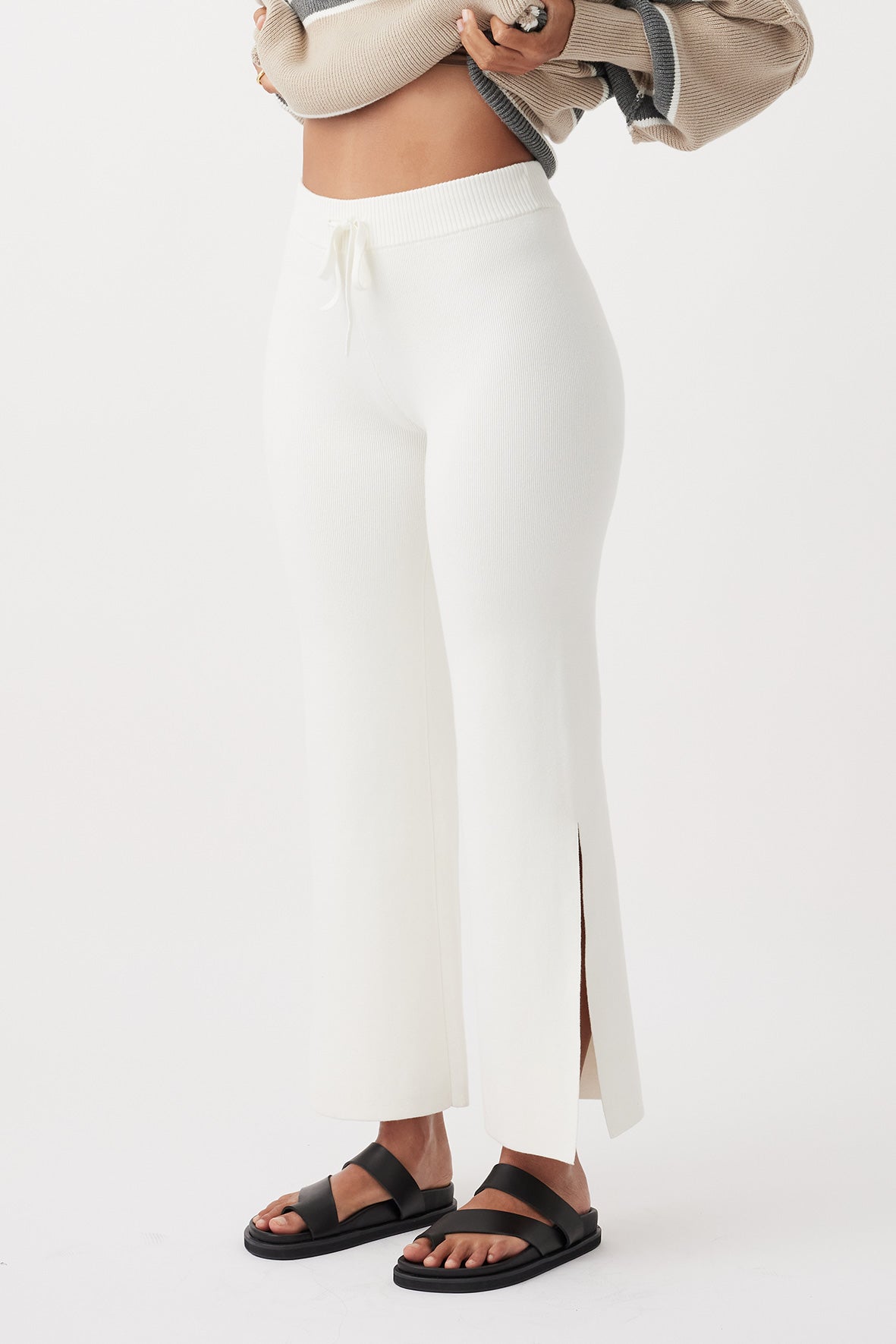 Ria Knit Pant - Cream