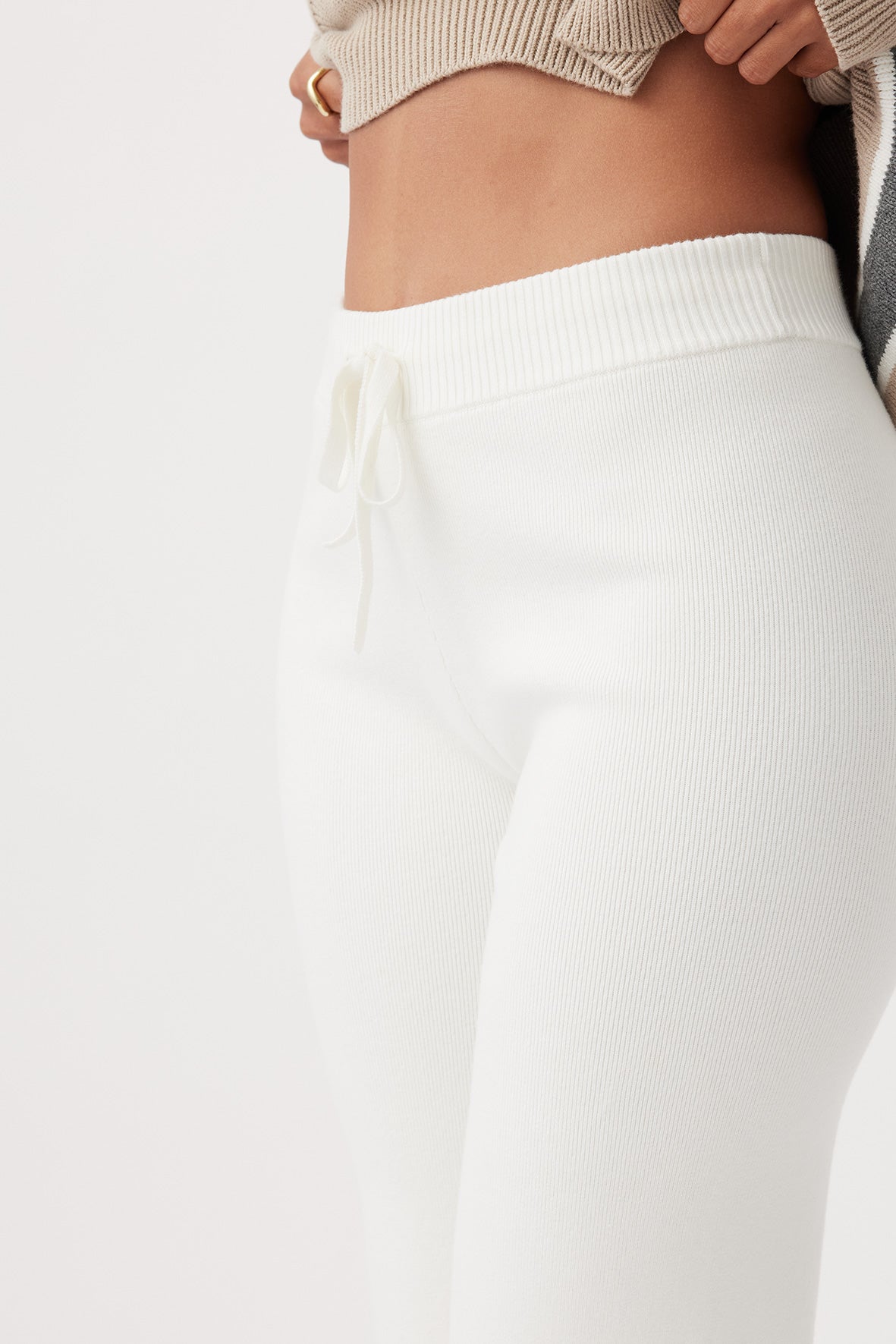 Ria Knit Pant - Cream