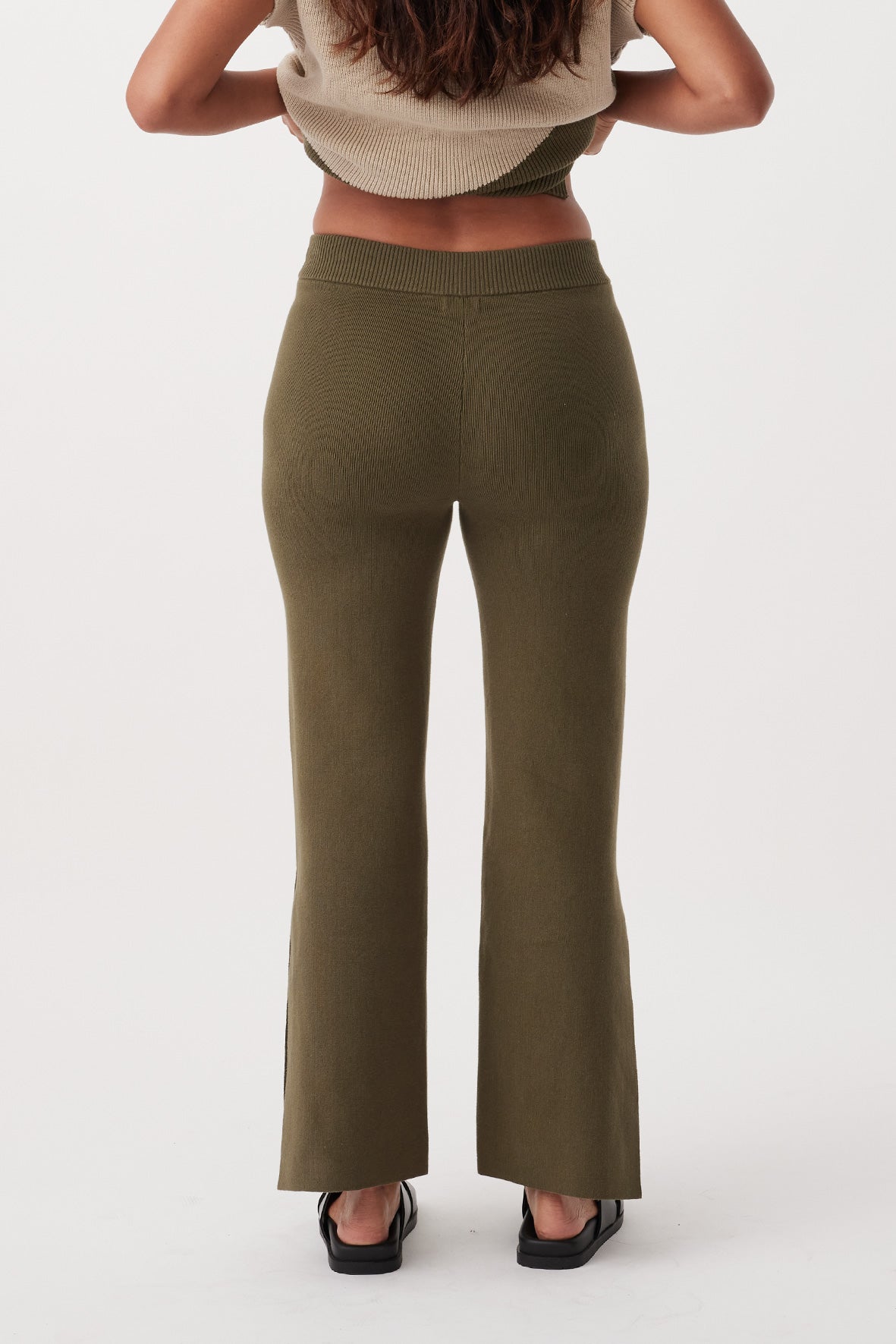 Ria Knit Pant - Olive