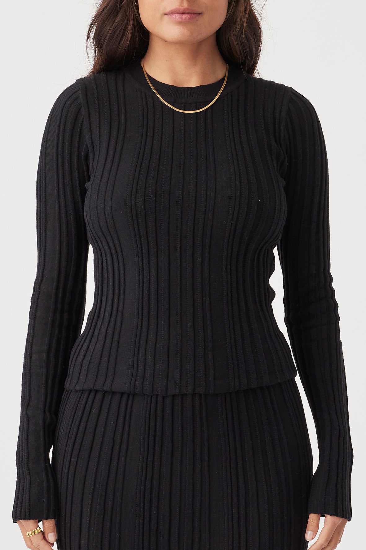 Odessa Long Sleeve Top - Black