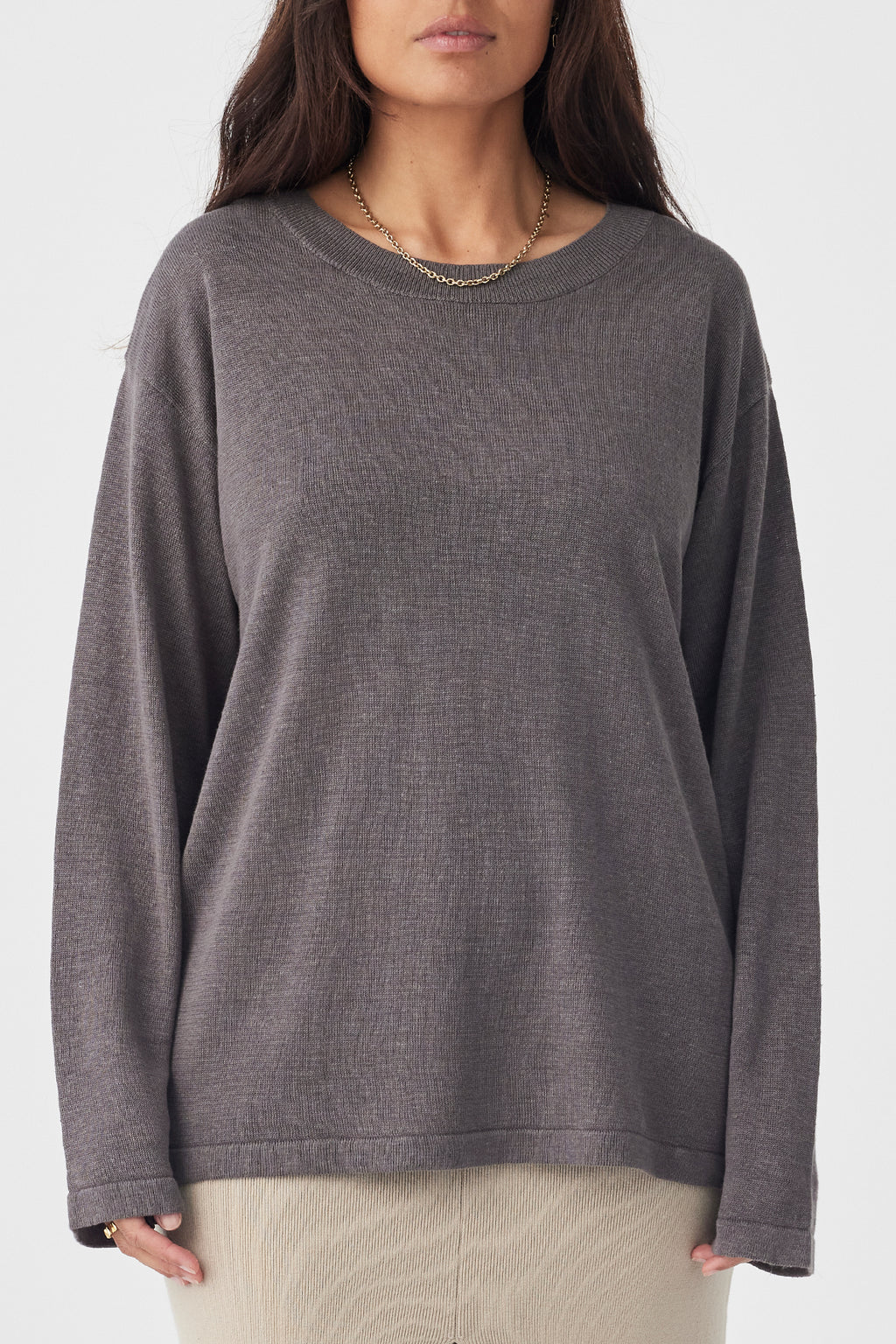Hugo Long Sleeve Tshirt - Light Grey