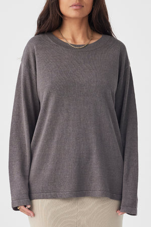 Hugo Long Sleeve Tshirt - Light Grey