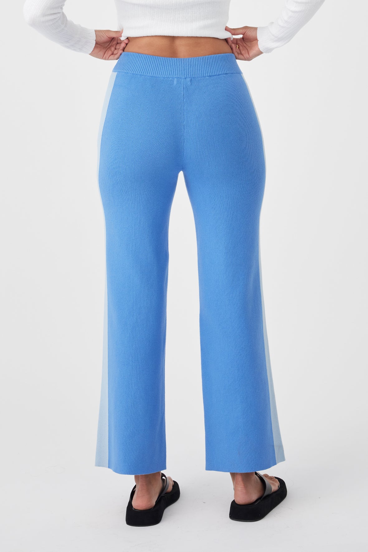 Neo Organic Cotton Pant - Azure & Powder Blue