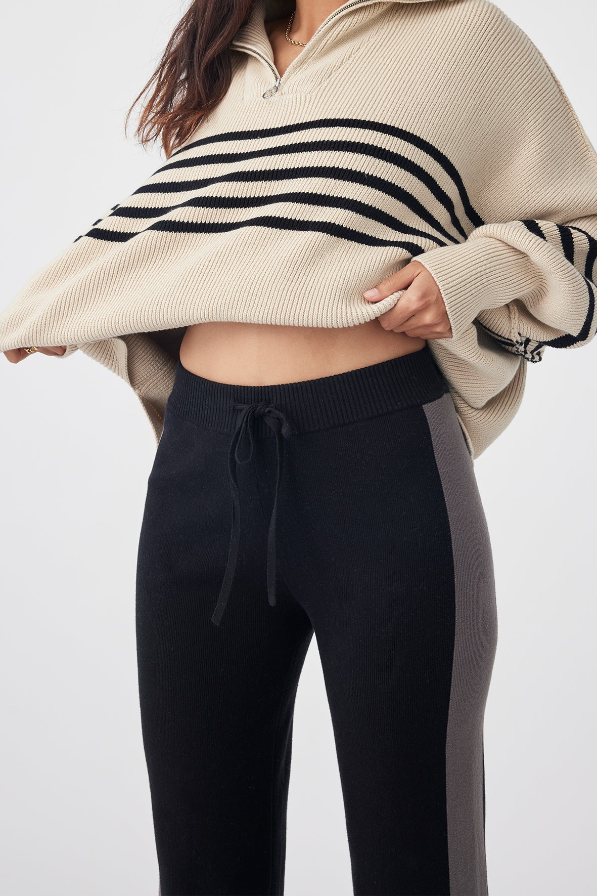 Neo Organic Cotton Pant - Black & Grey