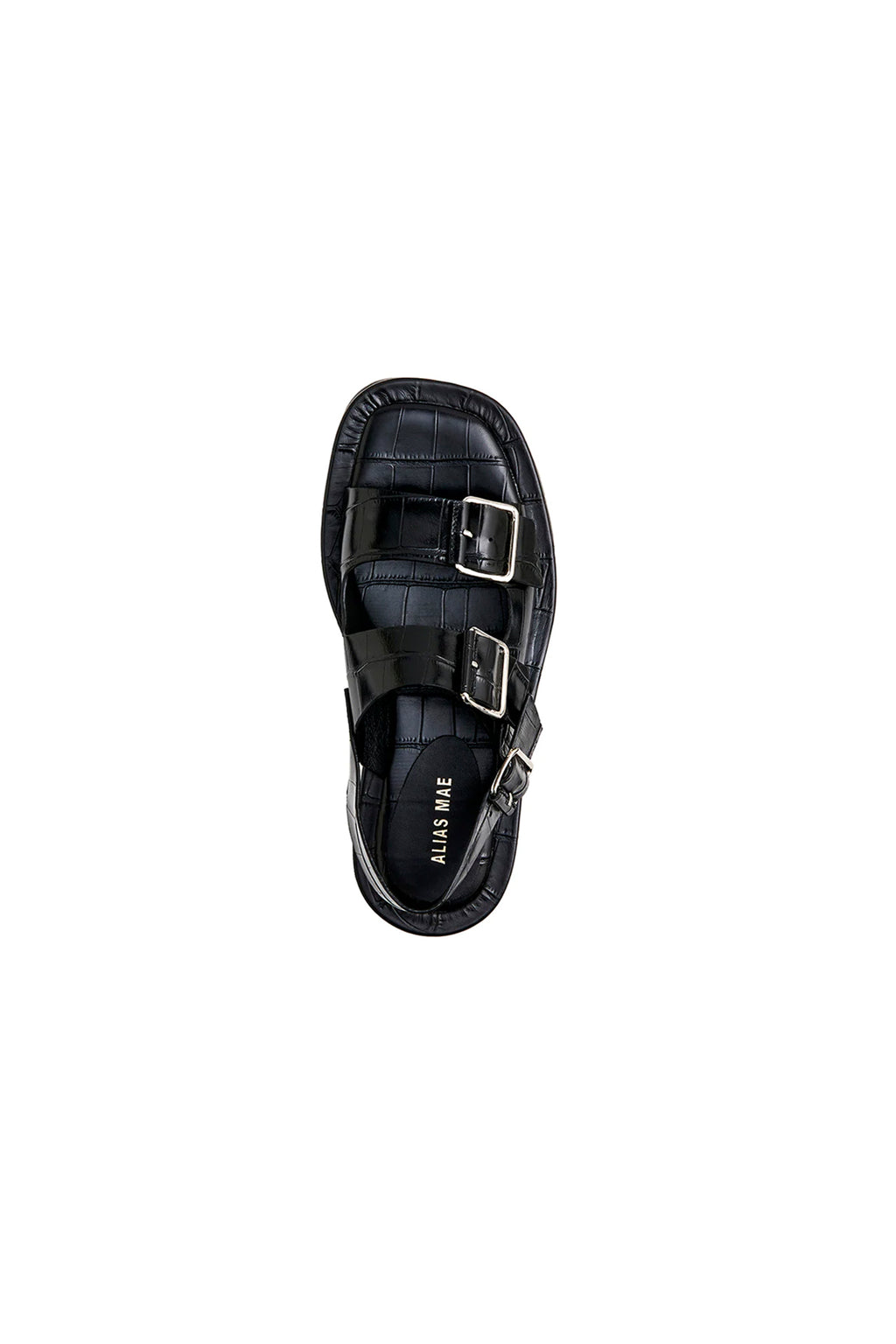 Alias Mae - Keri Sandal - Black Leather
