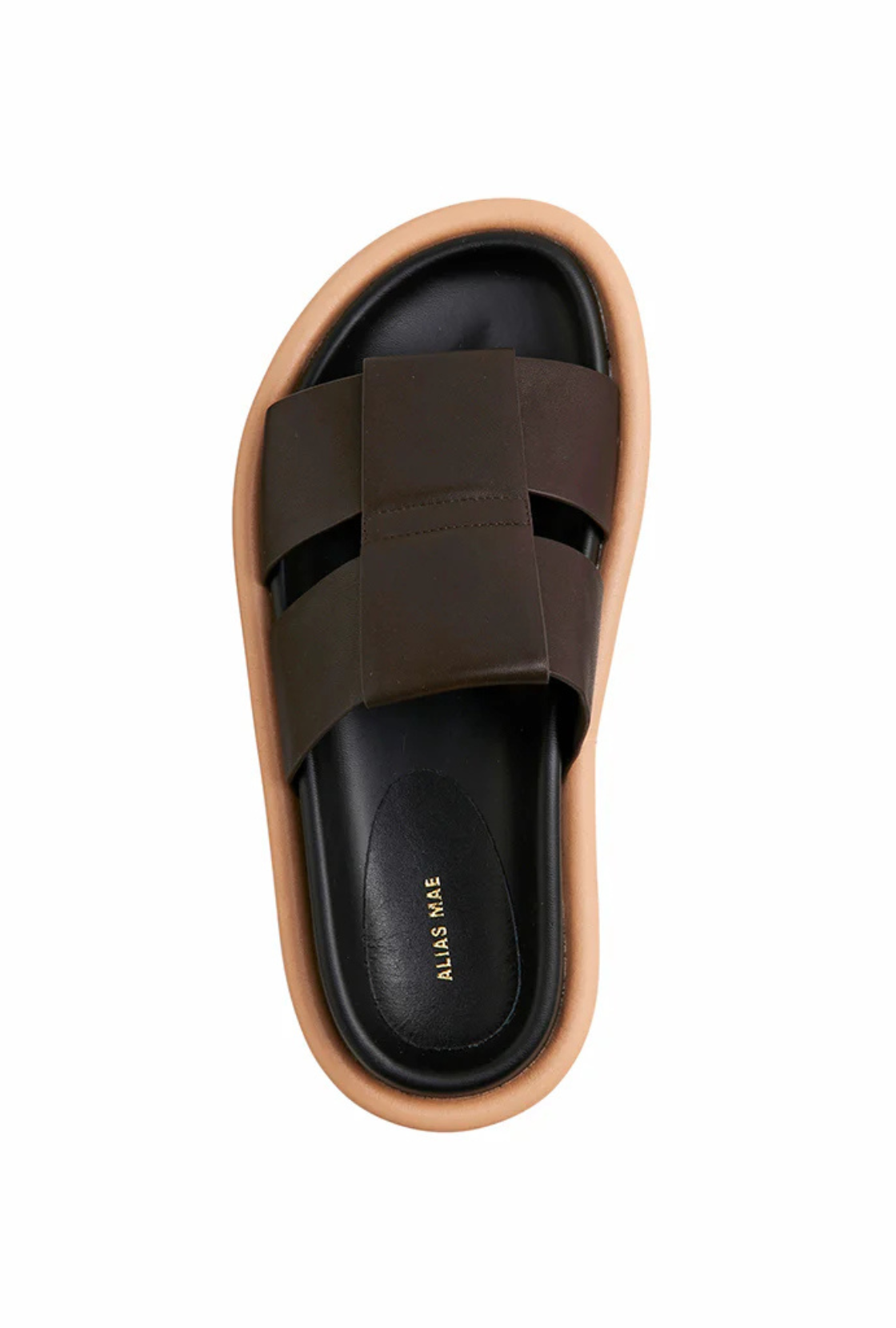 Alias Mae - Safia Sandal - Choc Leather