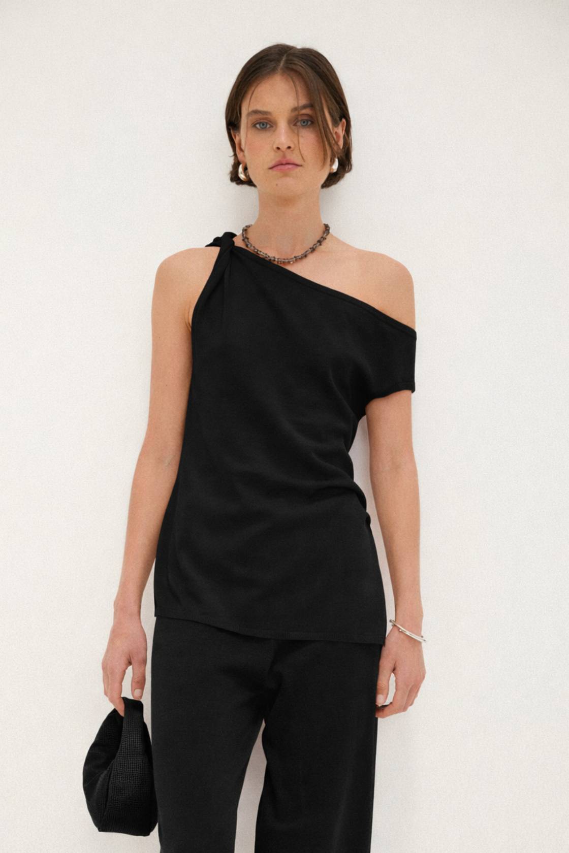 Olympia Asym Top - Black
