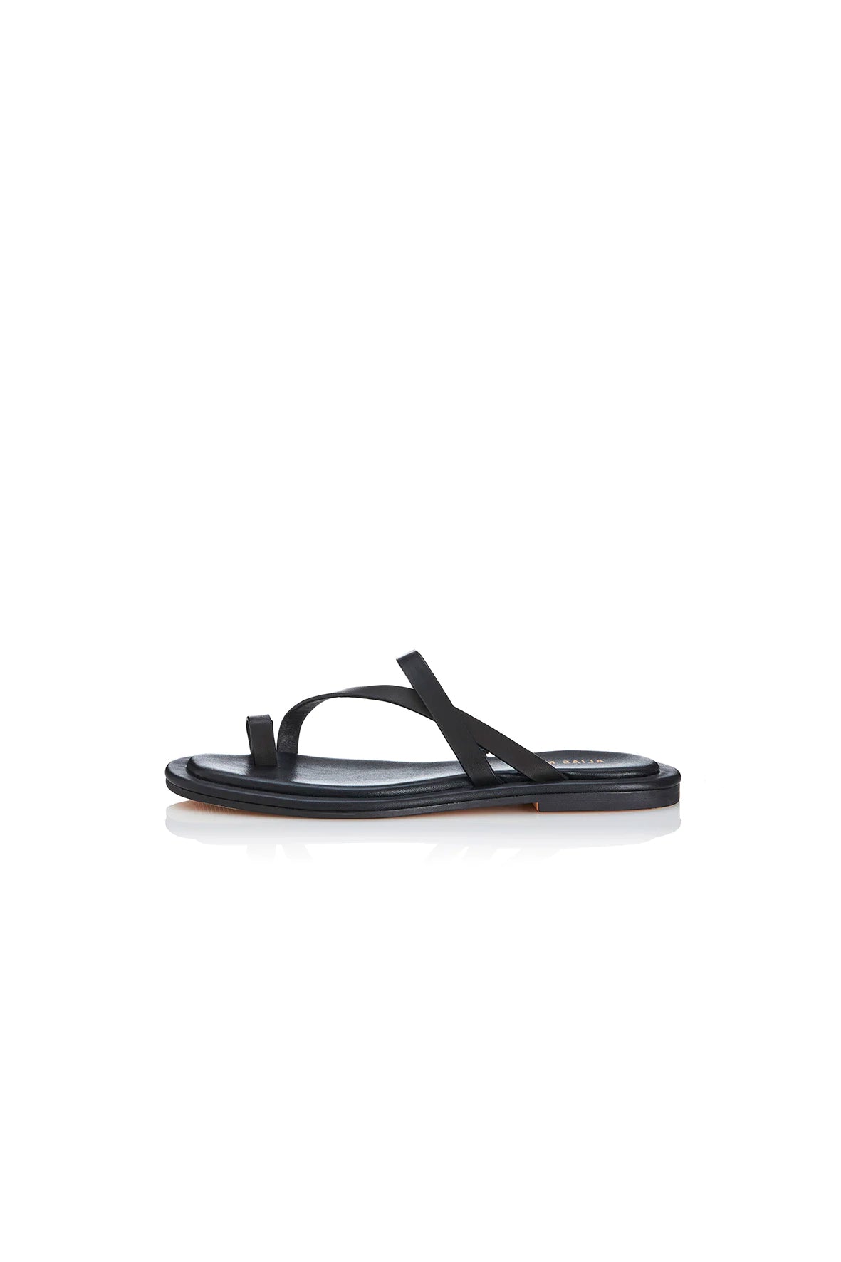 Alias Mae - Kendra Slide - Black Leather