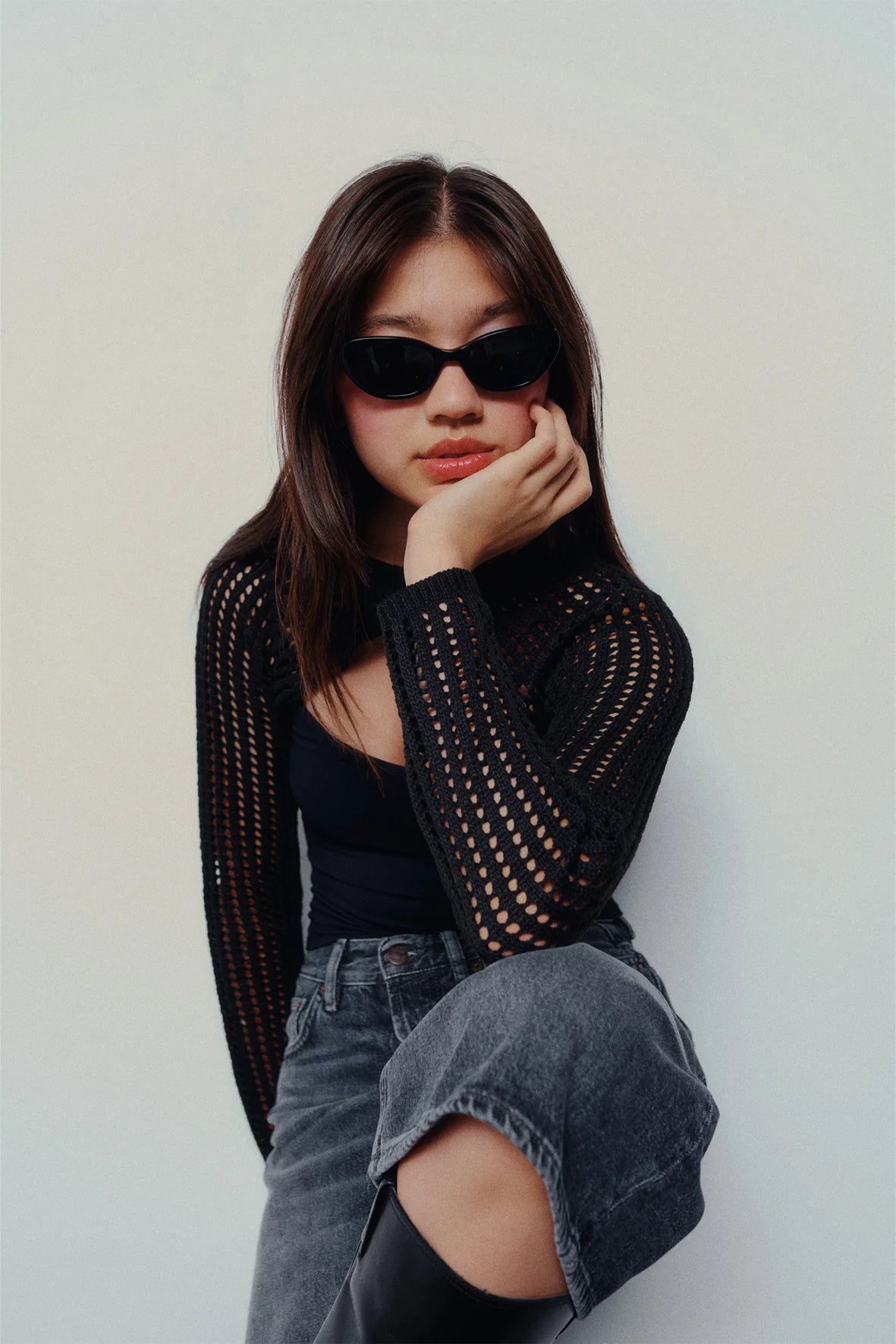 Lu Goldie - Jordyn Sunglasses - Coffee