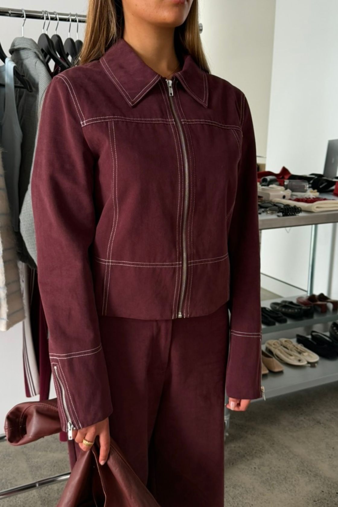 Benny Jacket - Merlot