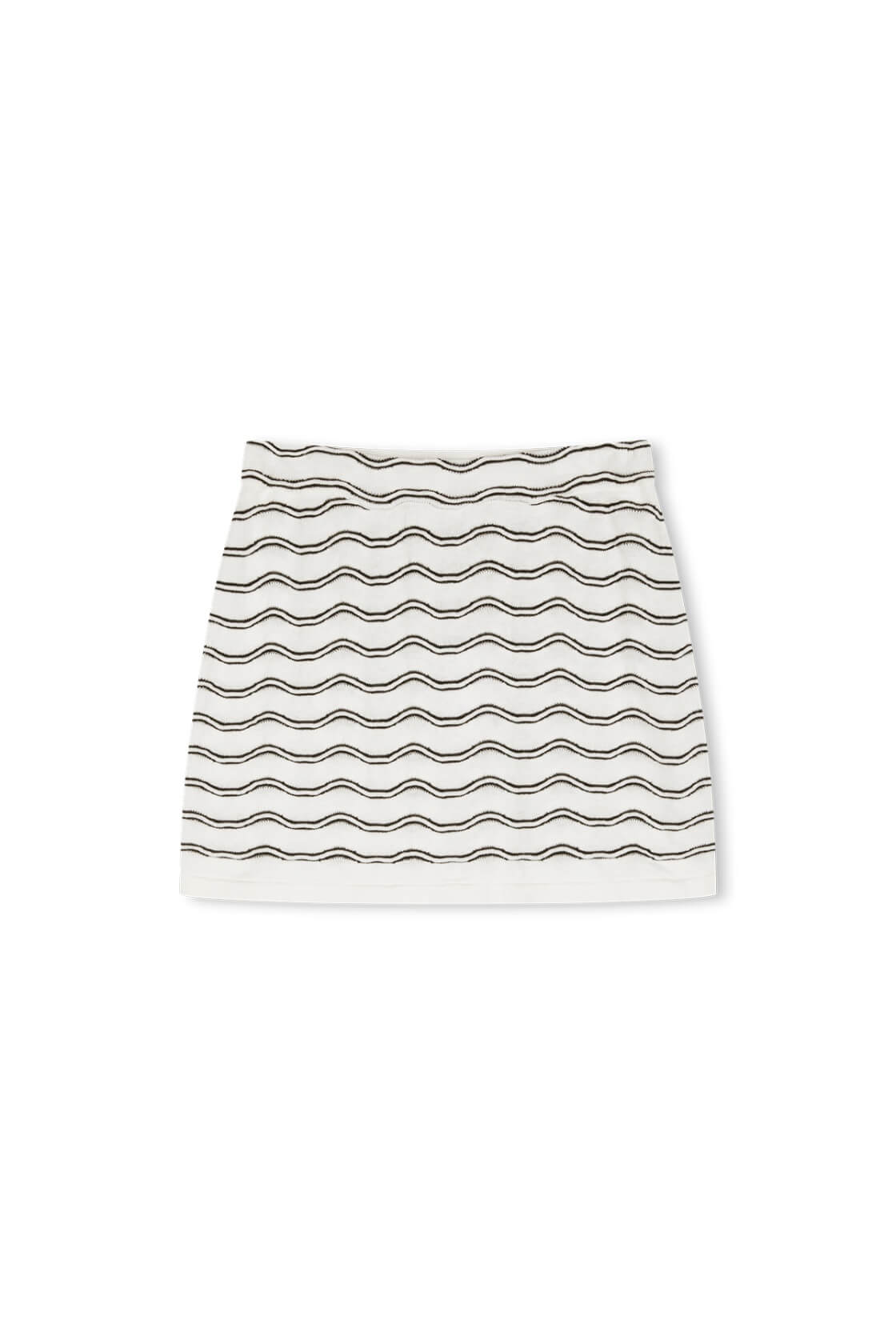 Onda Mini Skirt - Cream Wave