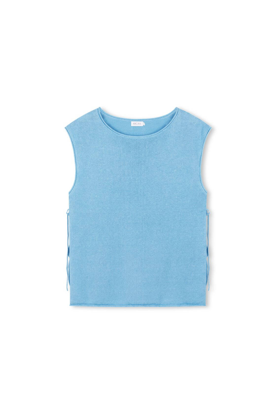 Poppy Tie Side Top - Cyan