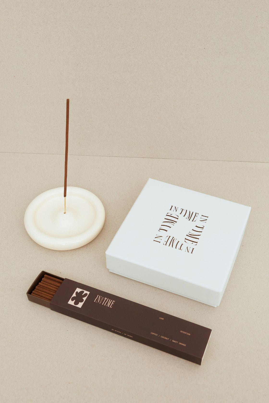 In Time Incense - 10AM Intention Incense (Coffee, Coconut & Sweet Orange)