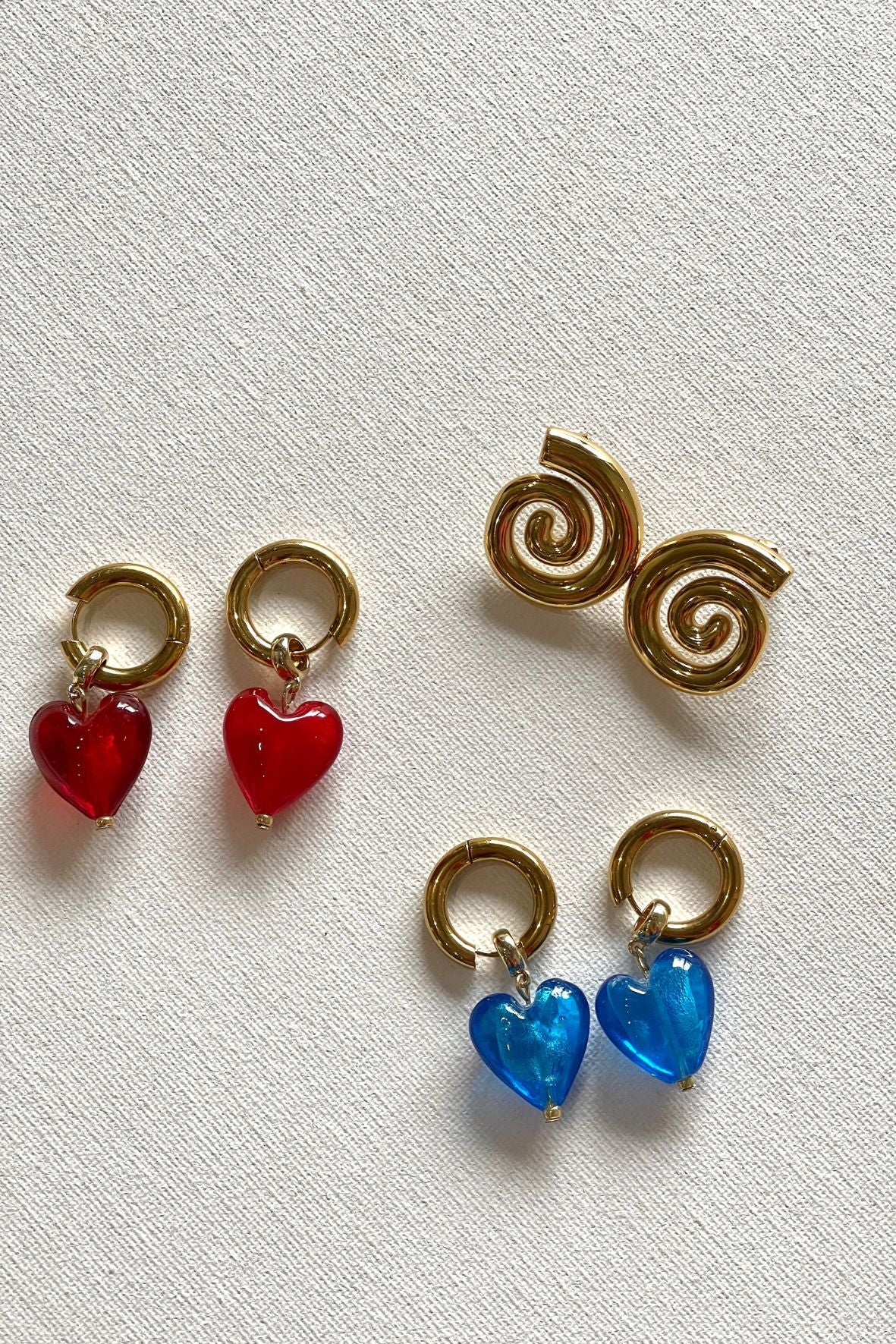 We Are Emte - Treasured Heart Hoops - Blue