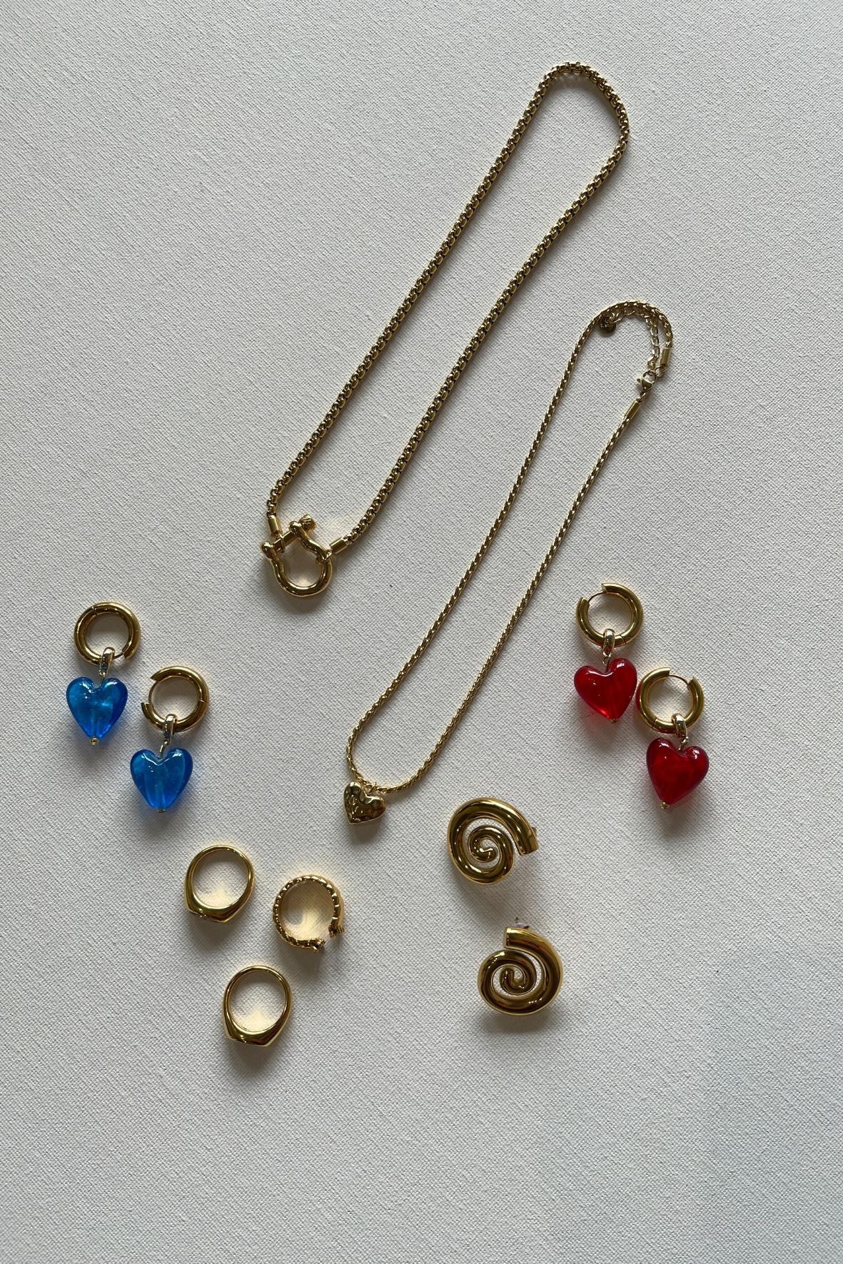 We Are Emte - Treasured Heart Hoops - Blue