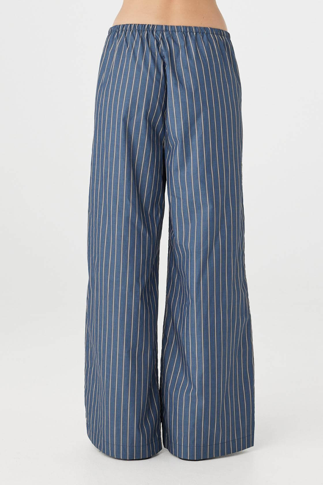 Rae Pant - Muted Blue Stripe