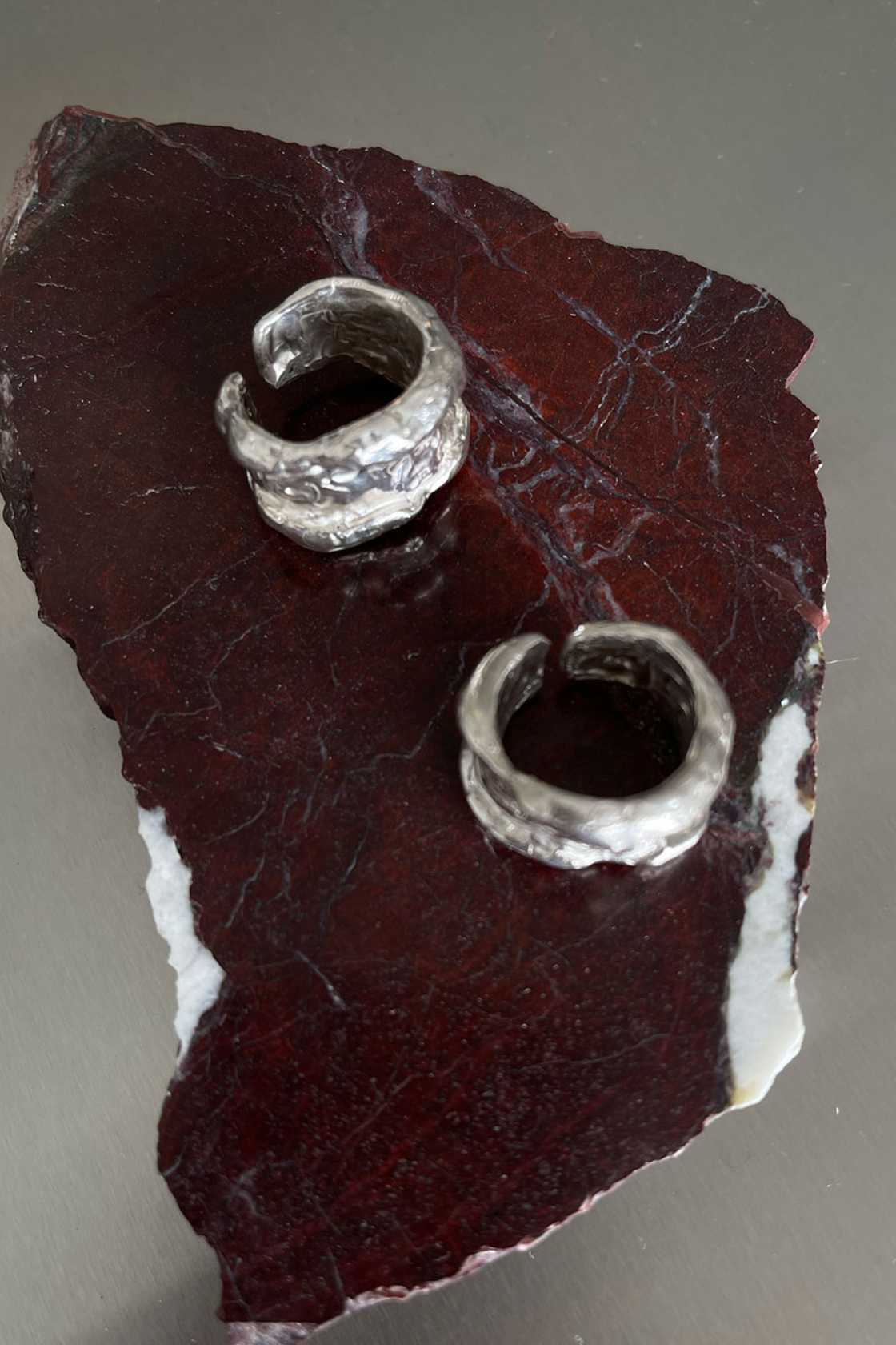 Tahuna Collective - Chunky Melt 925 Ring - Silver