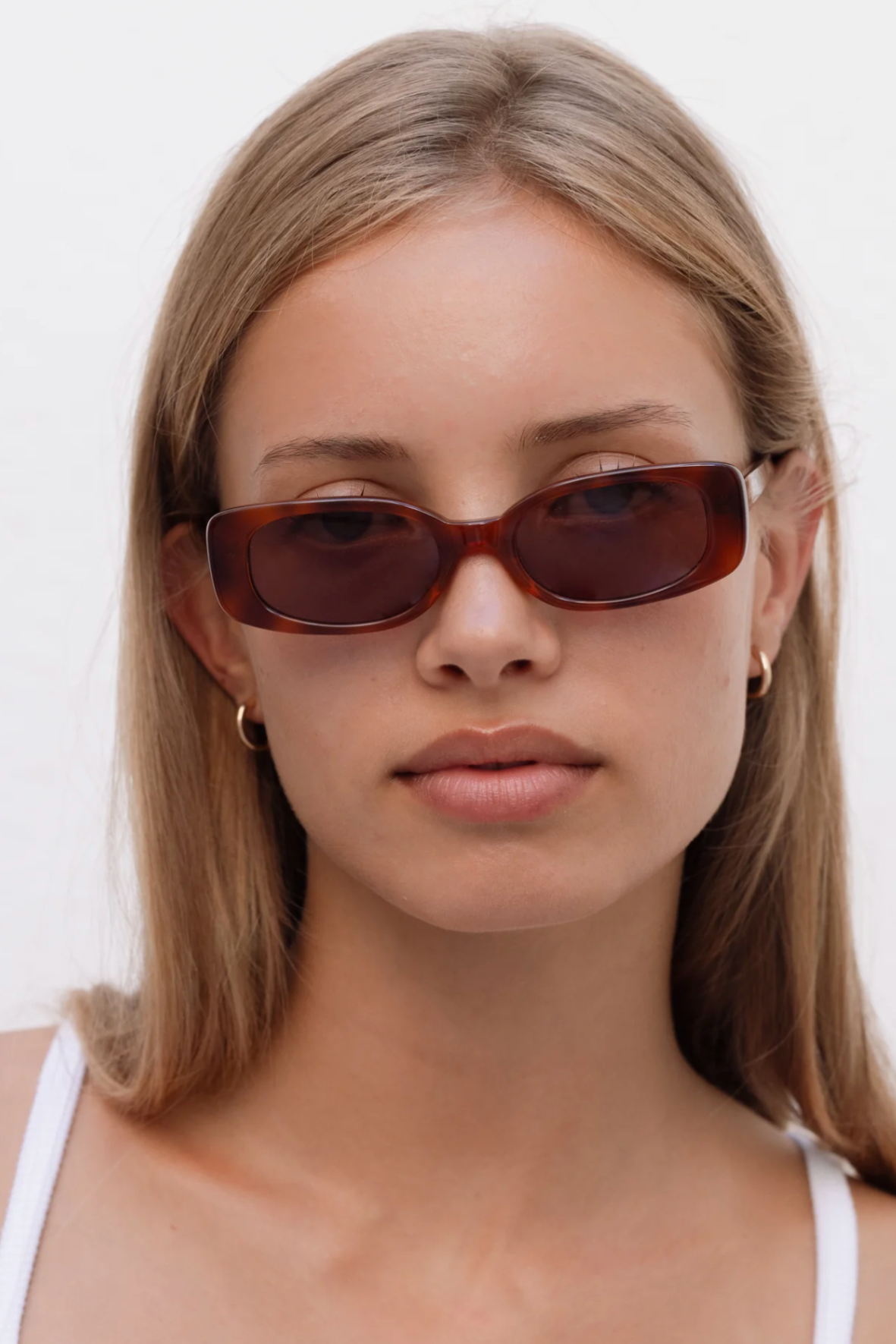 Lu Goldie - Solene Sunglasses - Chestnut