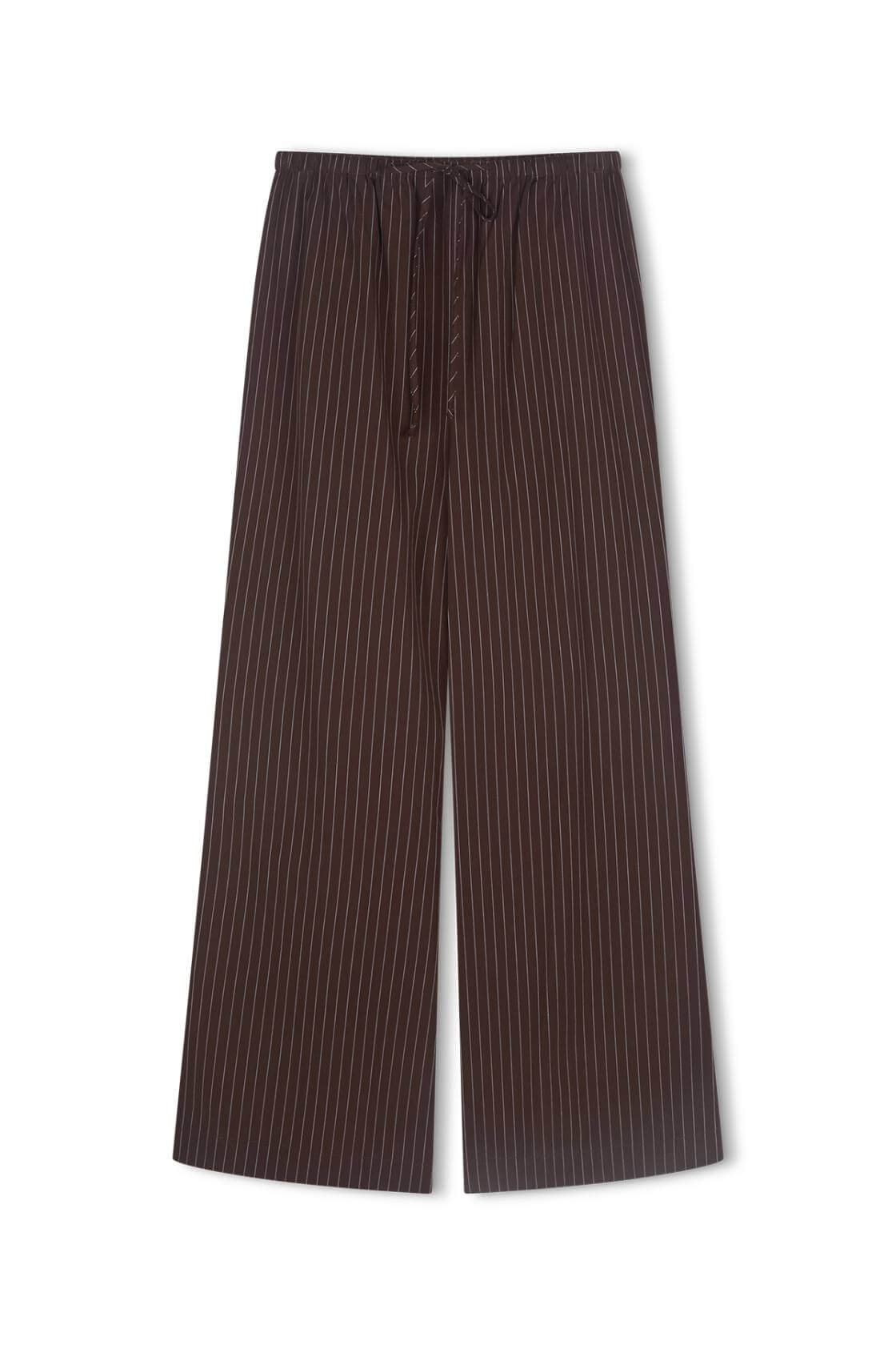 Rae Pants - Espresso Stripe
