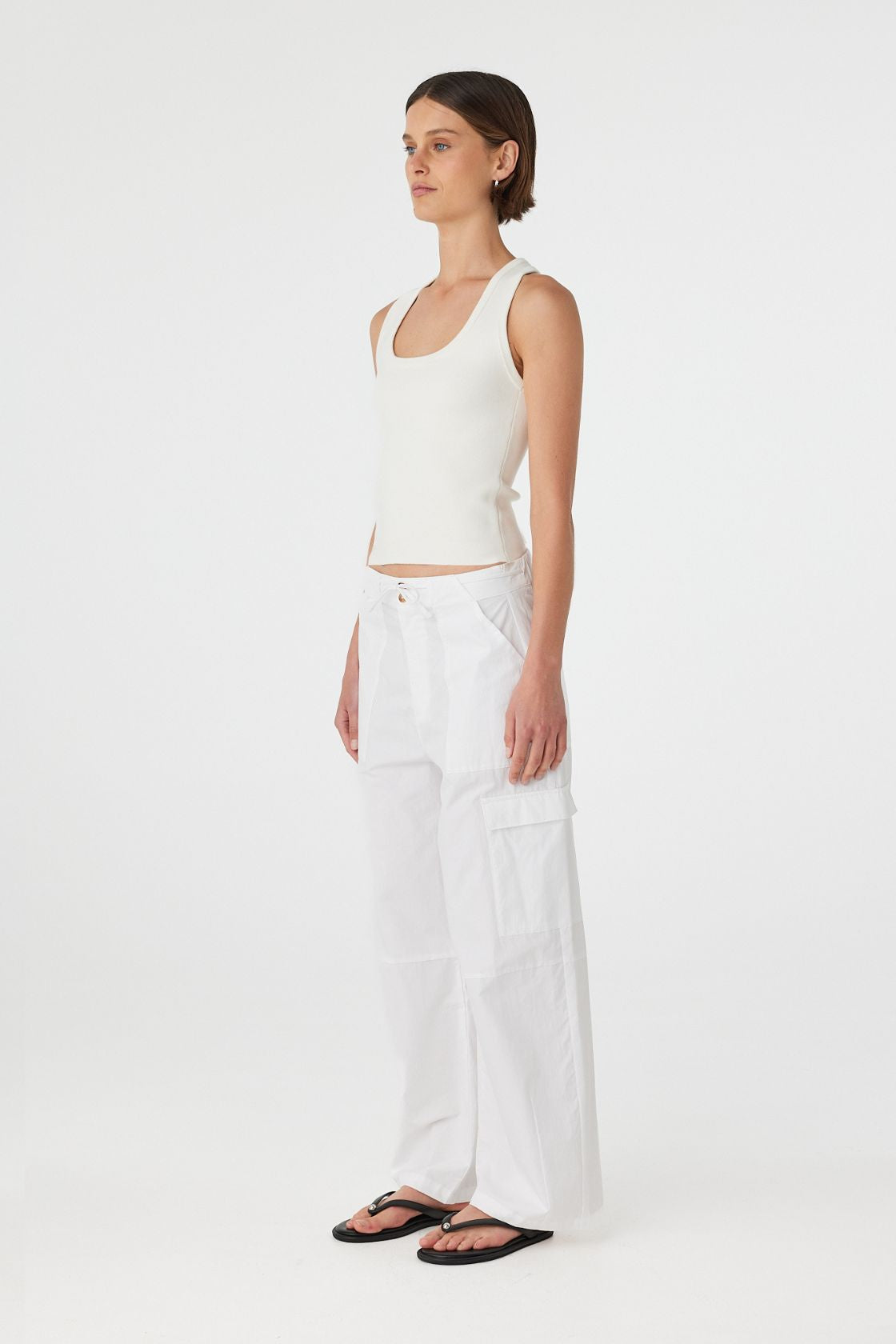 Nara Pocket Pant - White